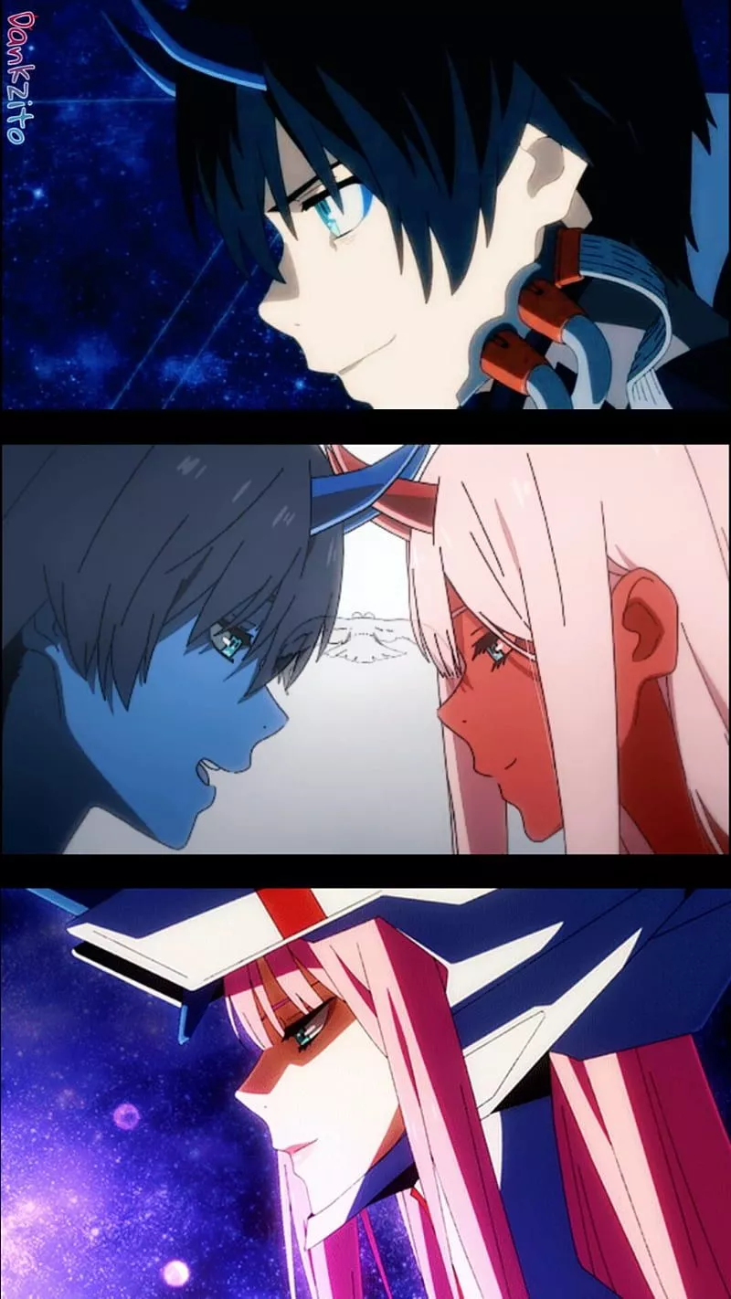 Darling in the franx, anime, blue