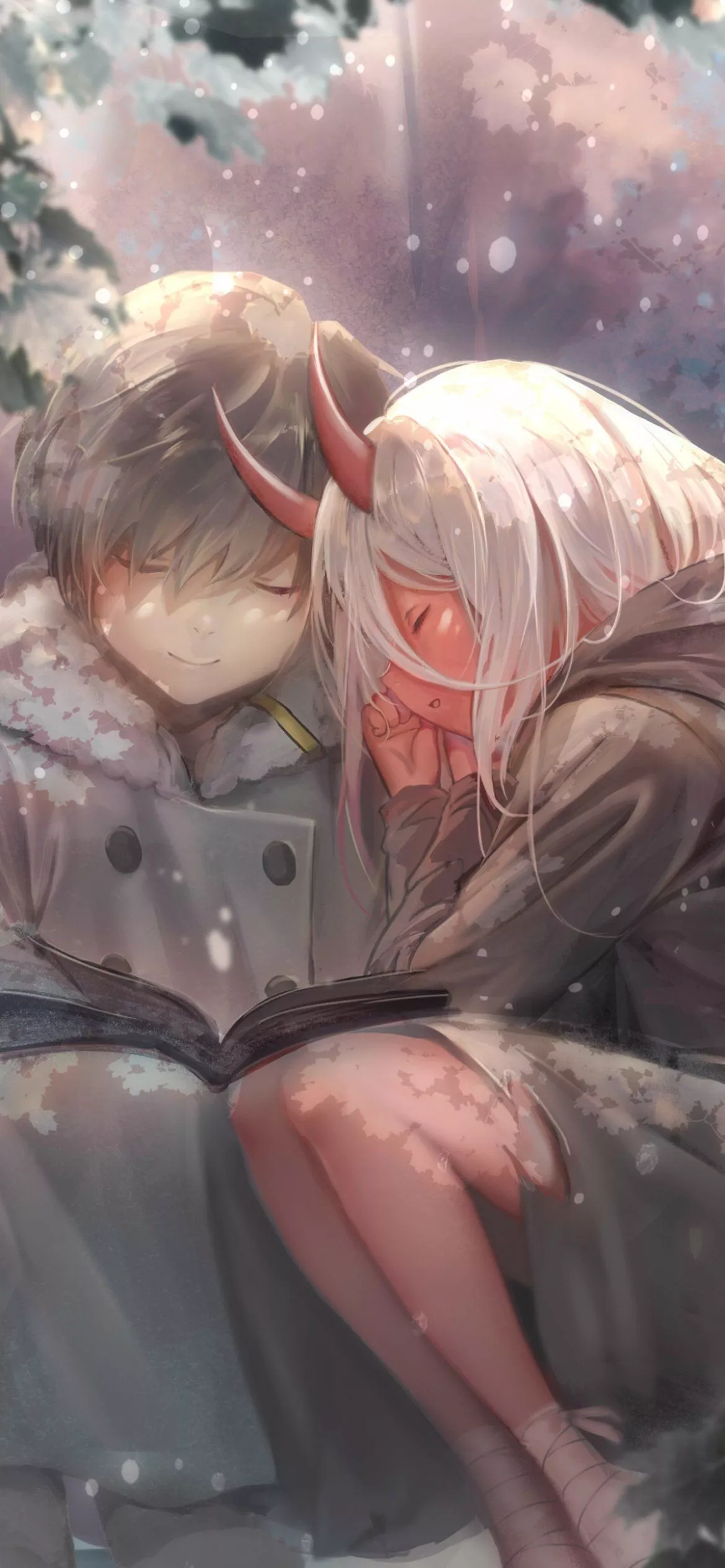 Darling In The FranXX Phone Wallpaper