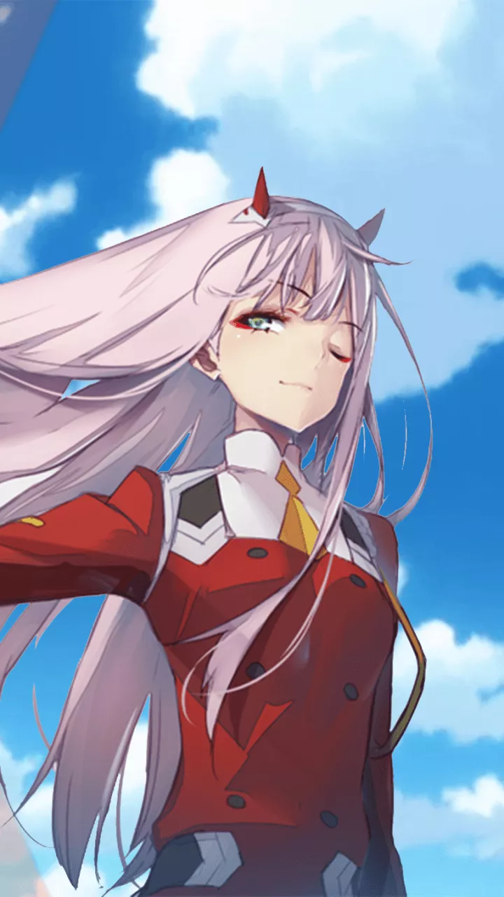 Anime Darling In The FranXX Phone Wallpaper