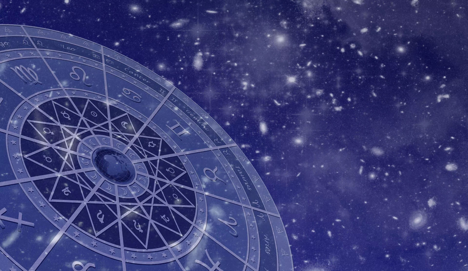 Horoscope Celestial Wheel Wallpaper