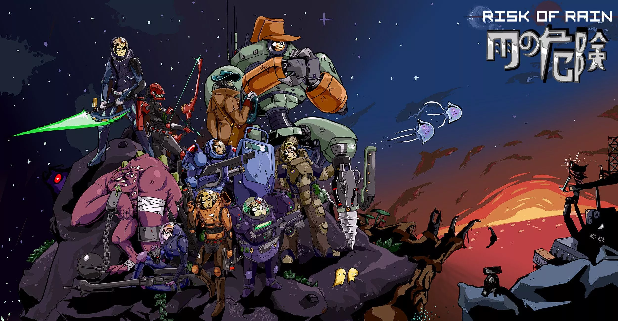 Video Game Risk Of Rain HD Wallpaper