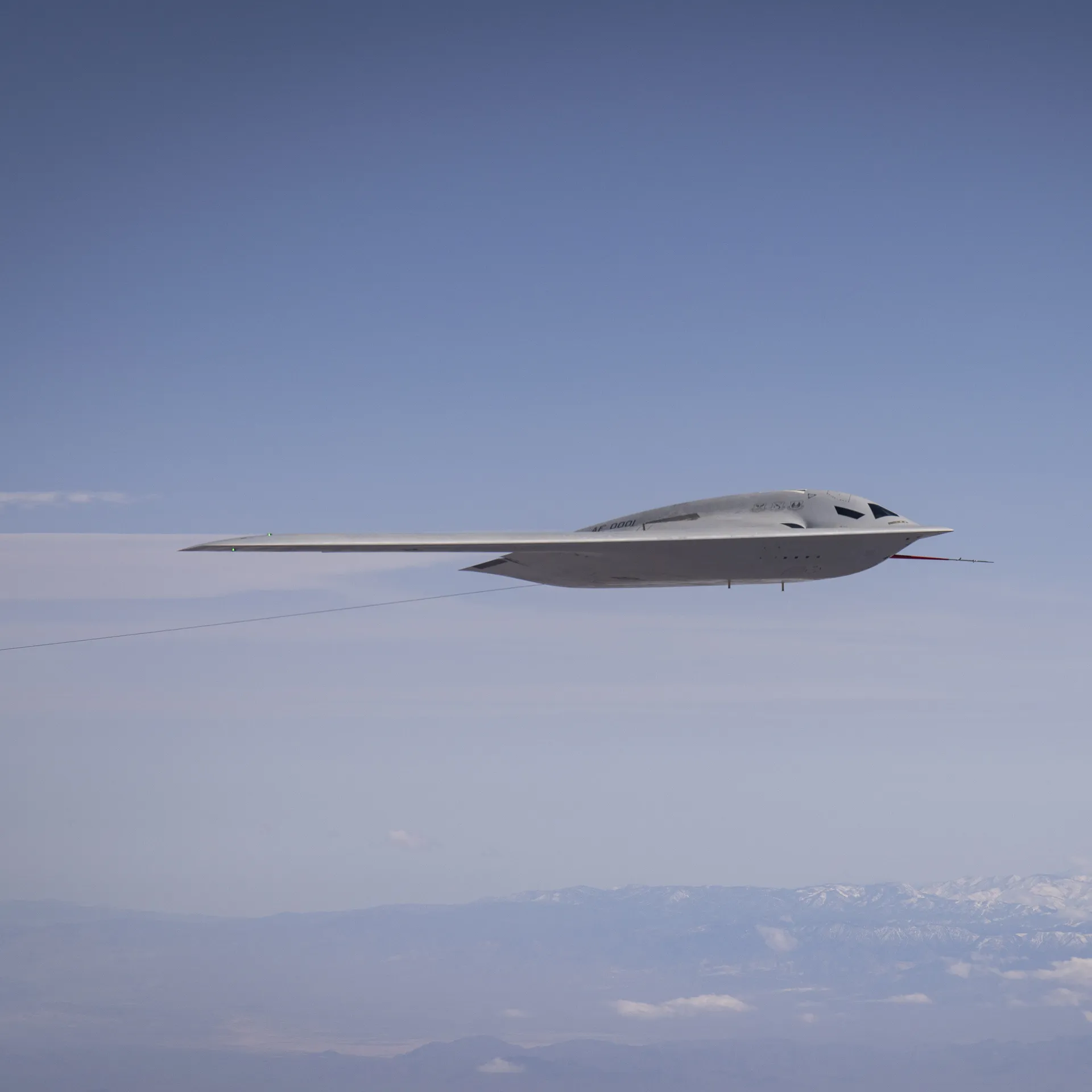 B 21 Stealth Bomber In Flight