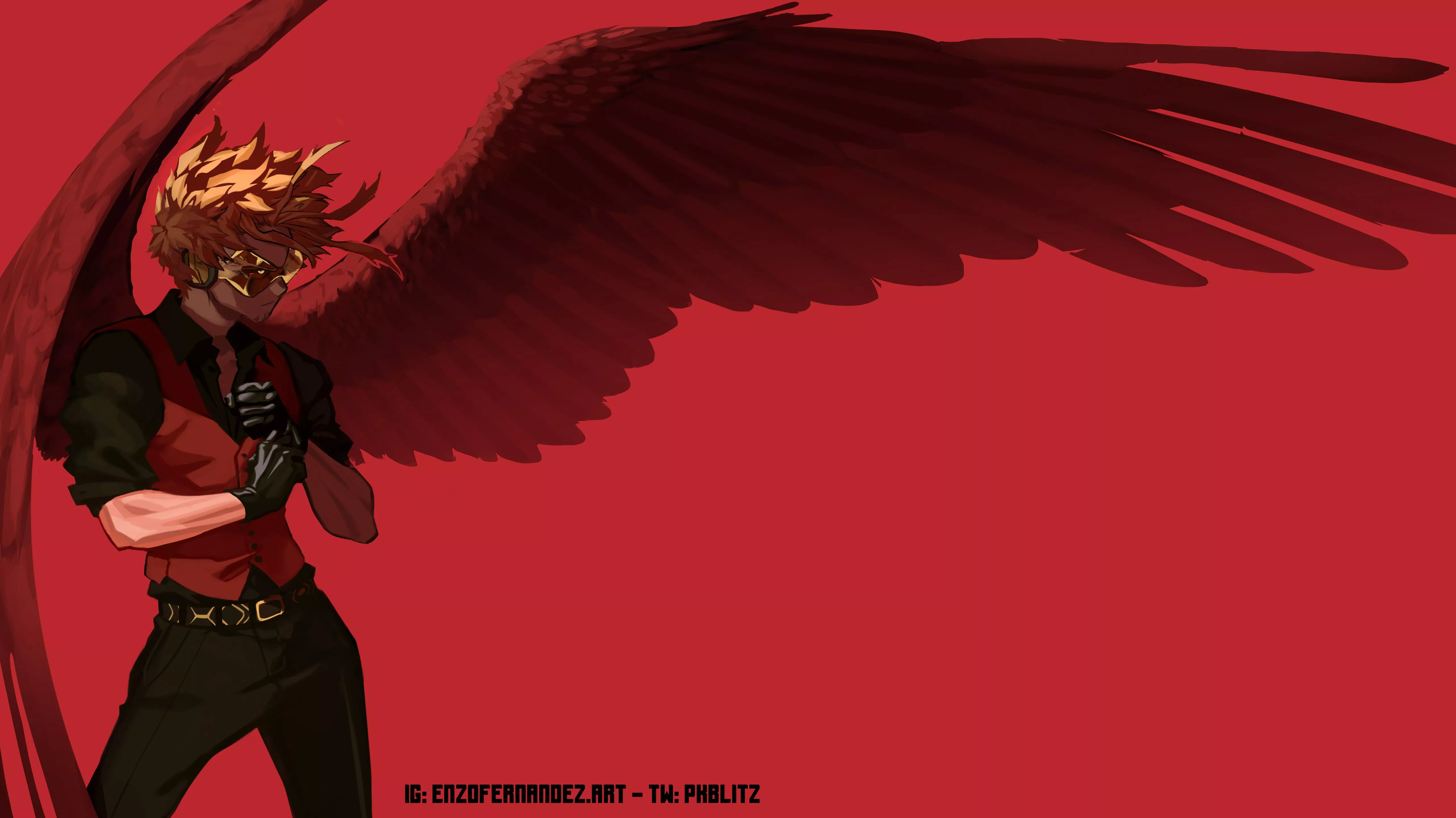 Keigo's Quirk Hawks Wings 4K 5K HD My