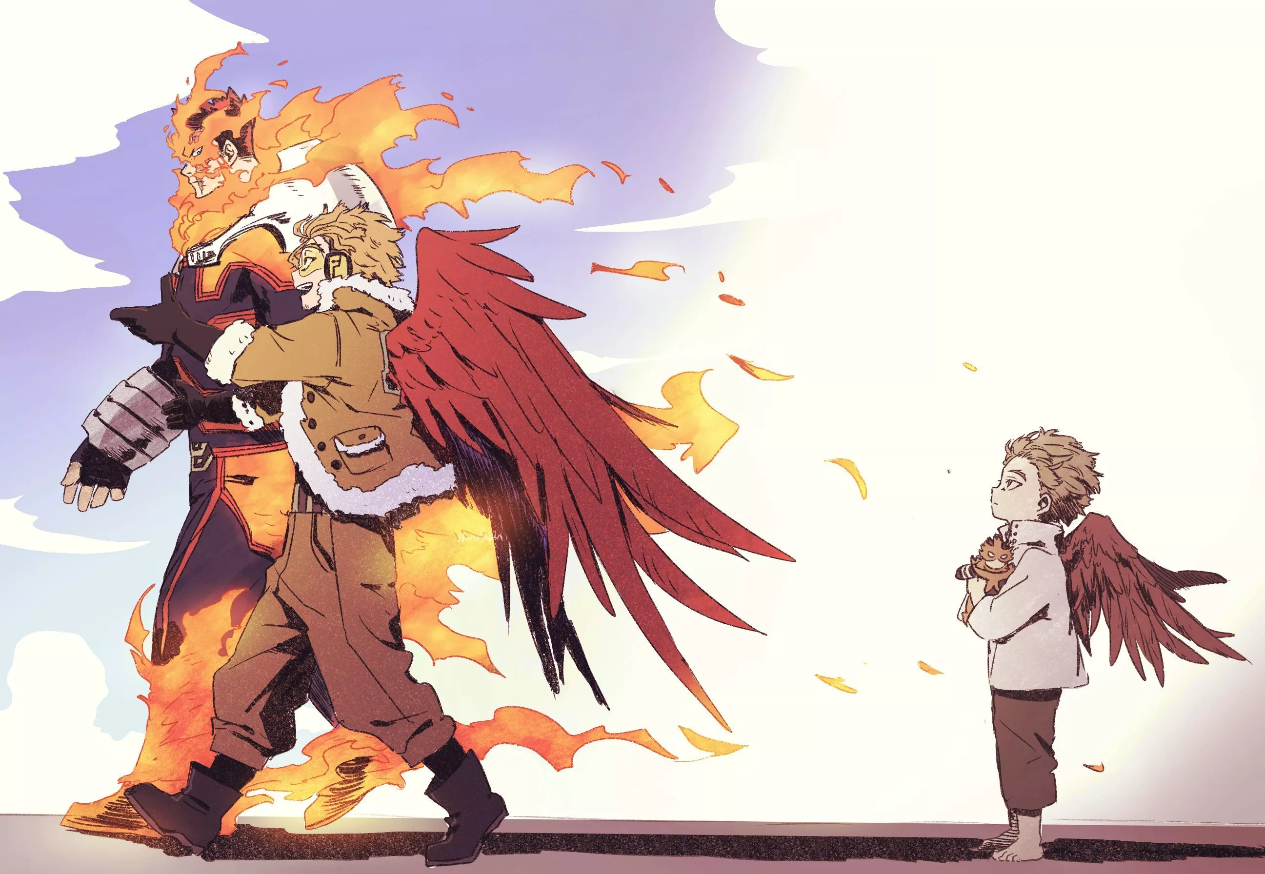 Anime, My Hero Academia, Enji Todoroki