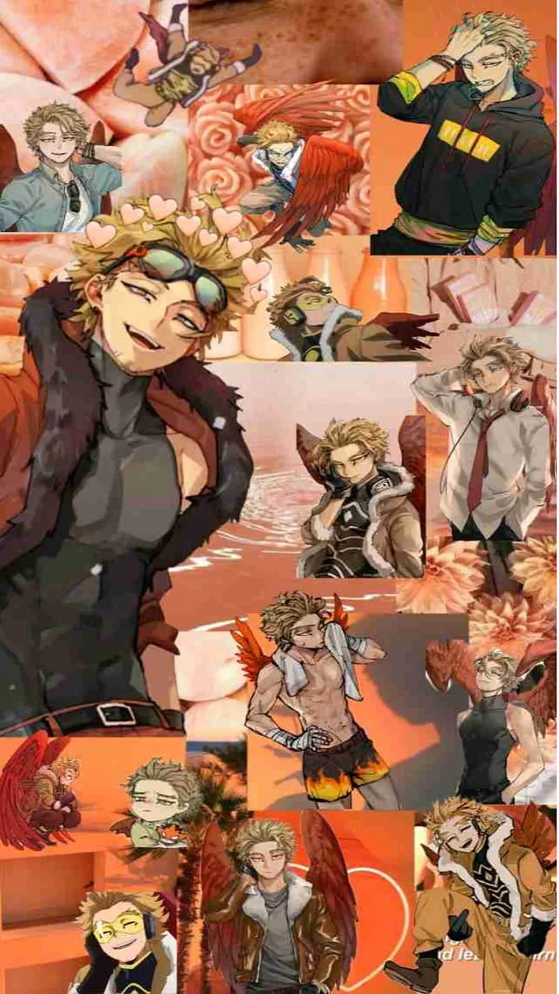 Hawks, my hero academia, HD phone