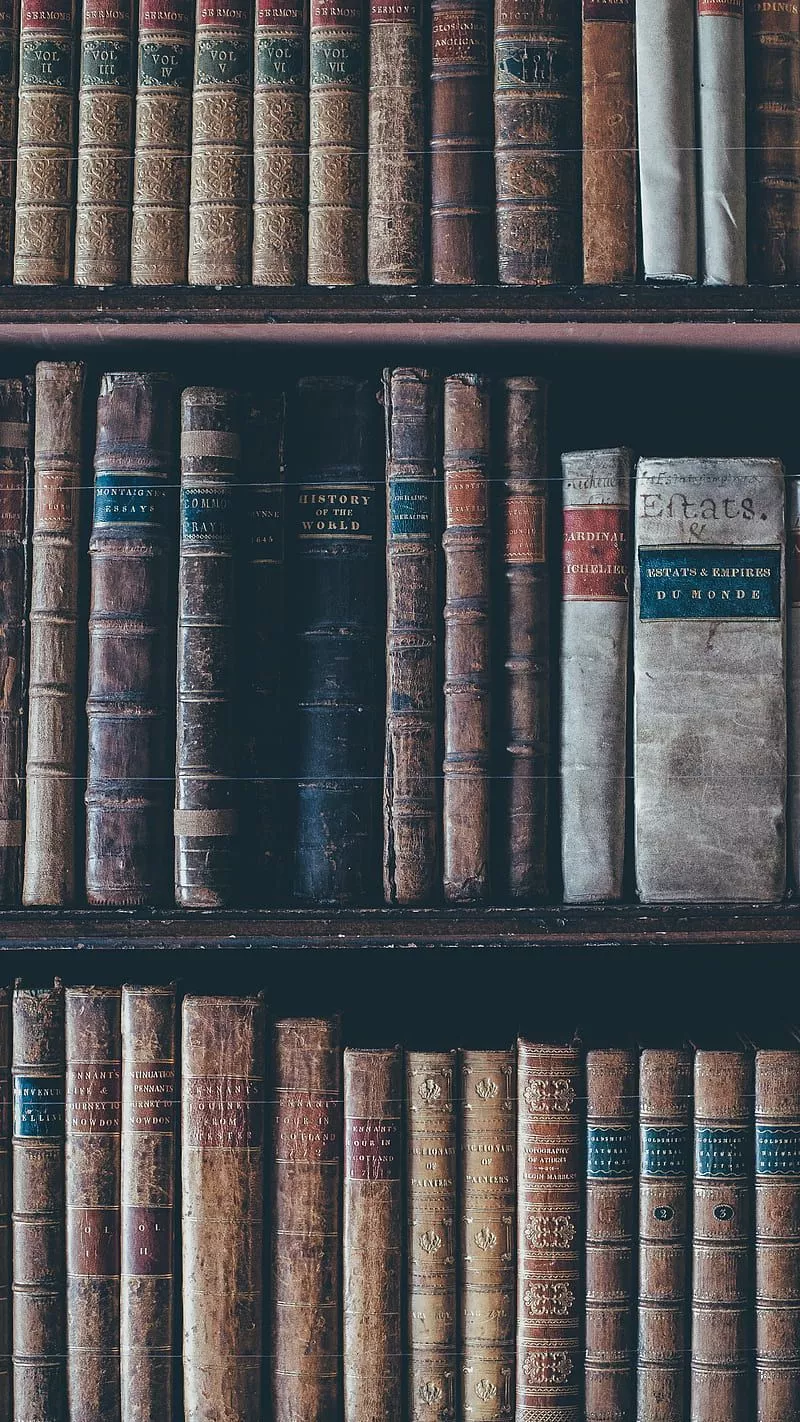 Books in the shelf, book, classic, HD