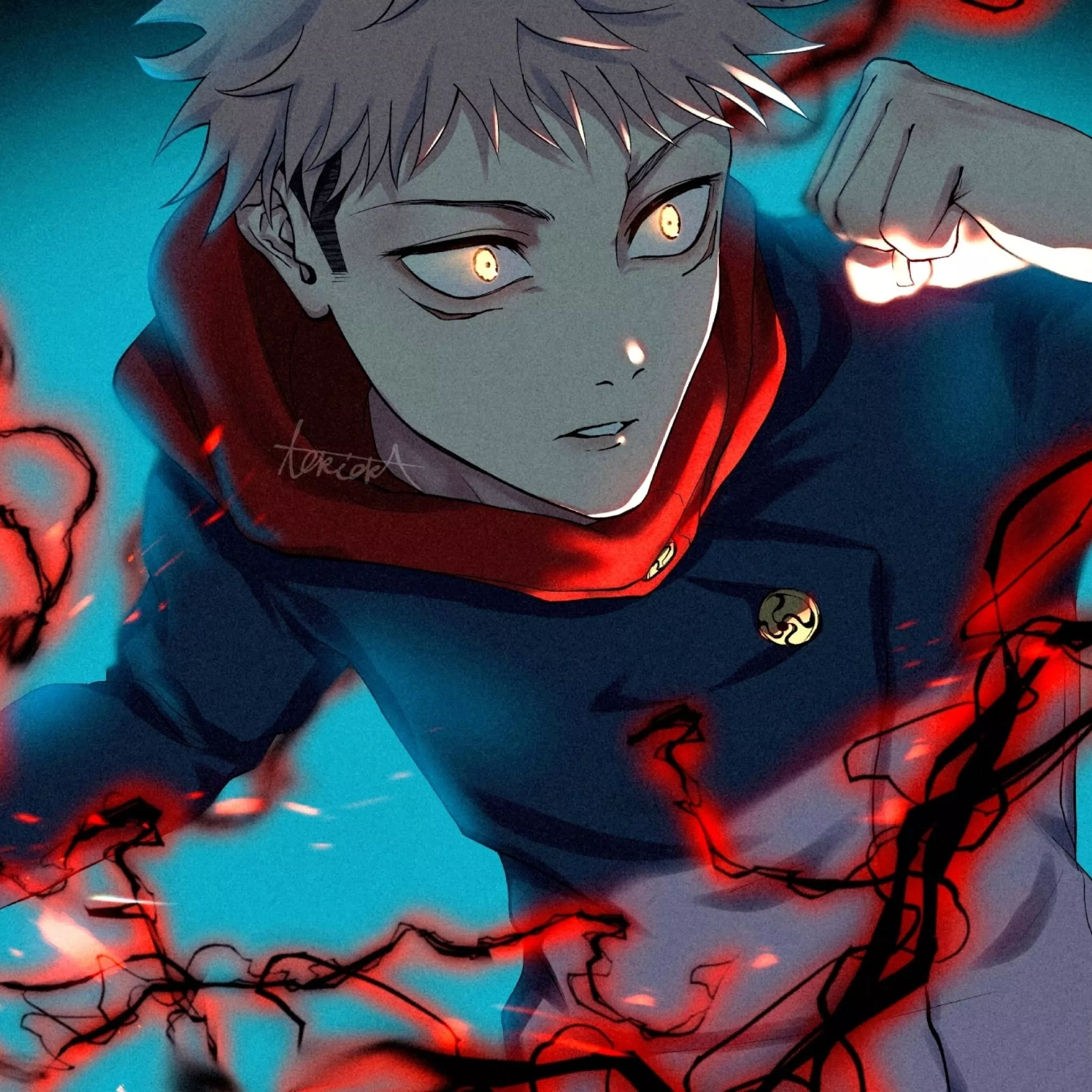 Yuji Itadori HD Jujutsu Kaisen Fan Art