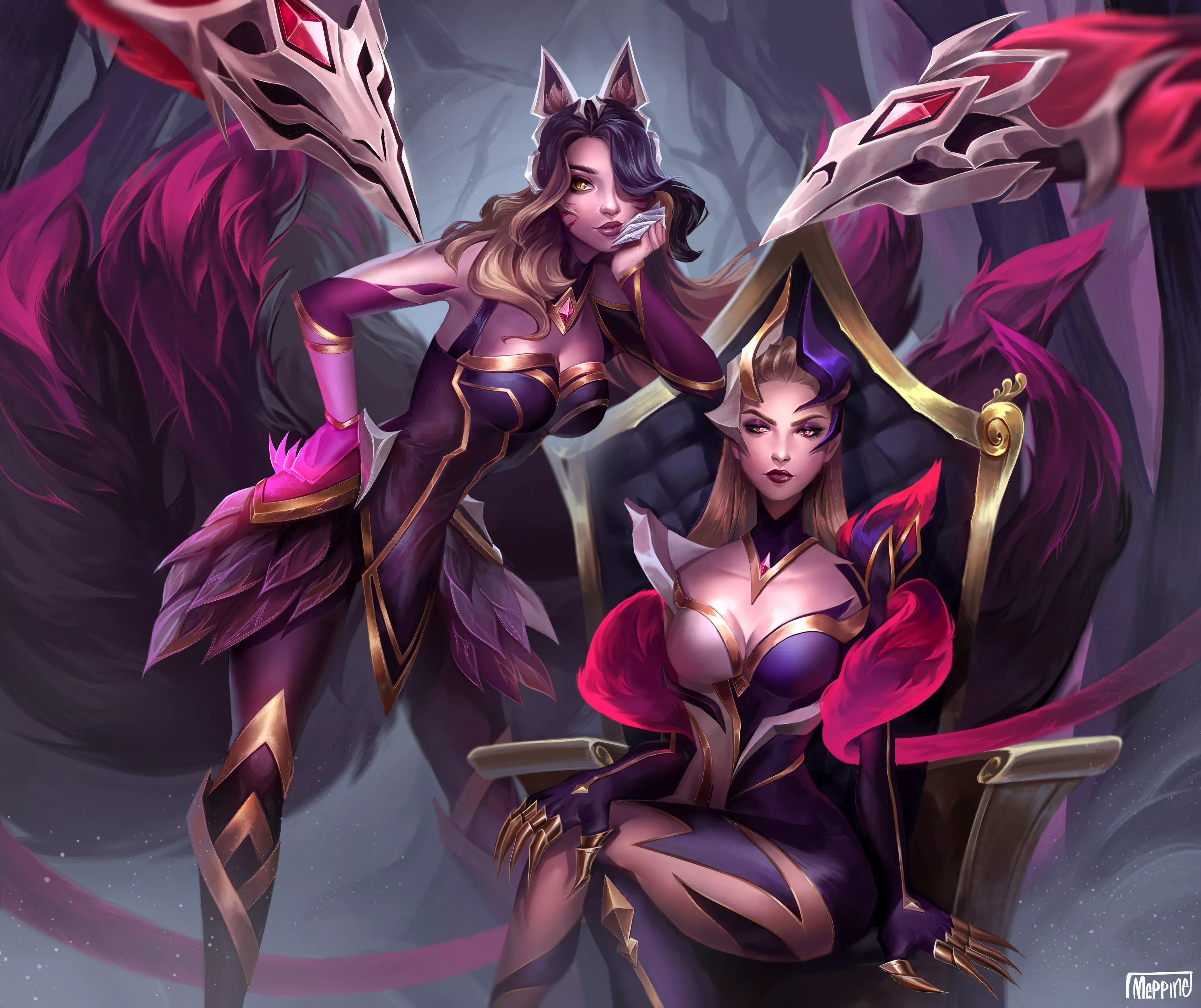 hailey ma Ahri and Evelynn