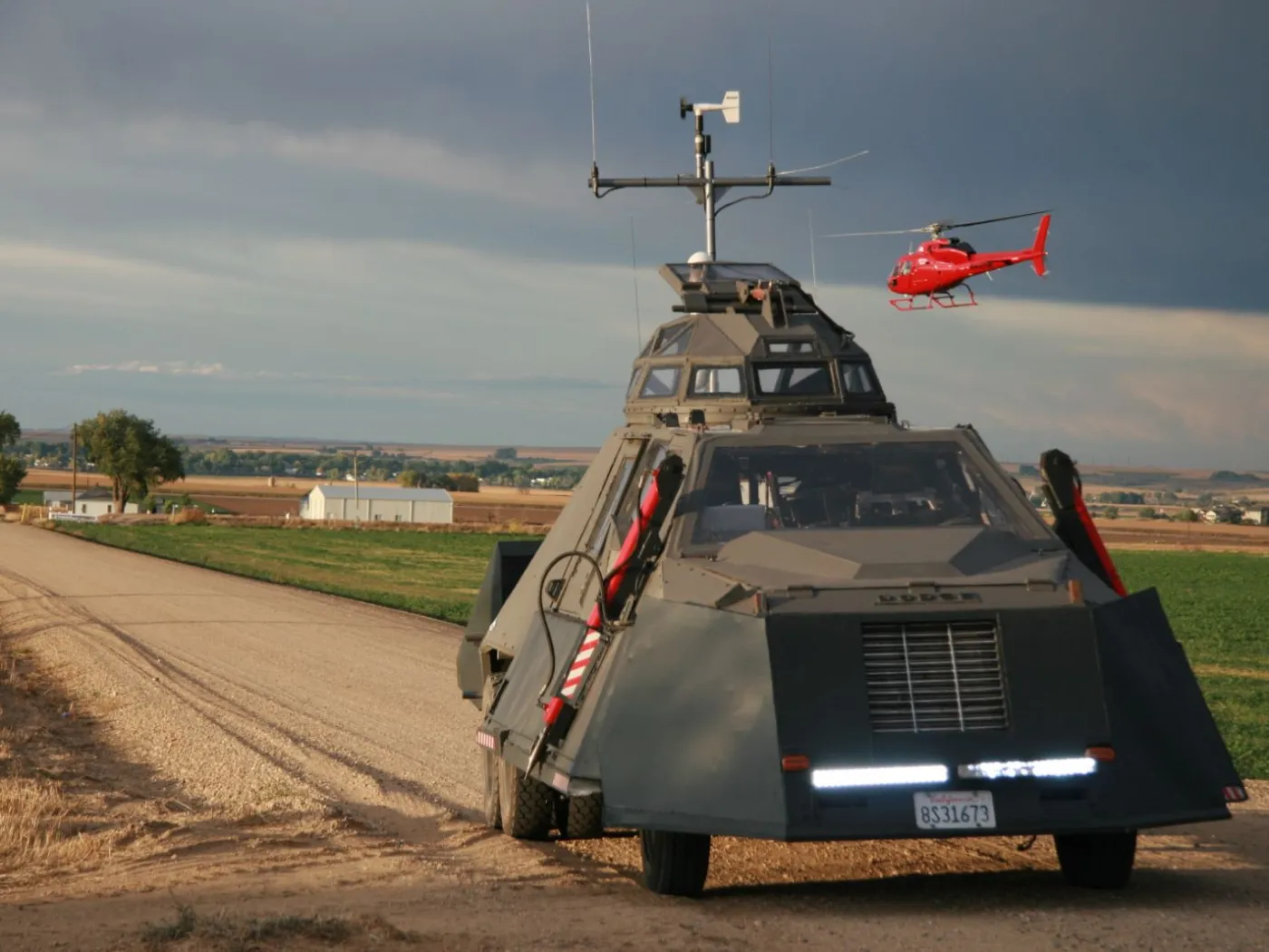 makeshift tank survive a terrifying EF