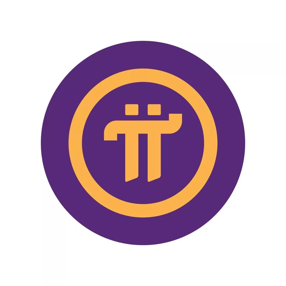 Pi Network. Pi icons. Pi logo vector