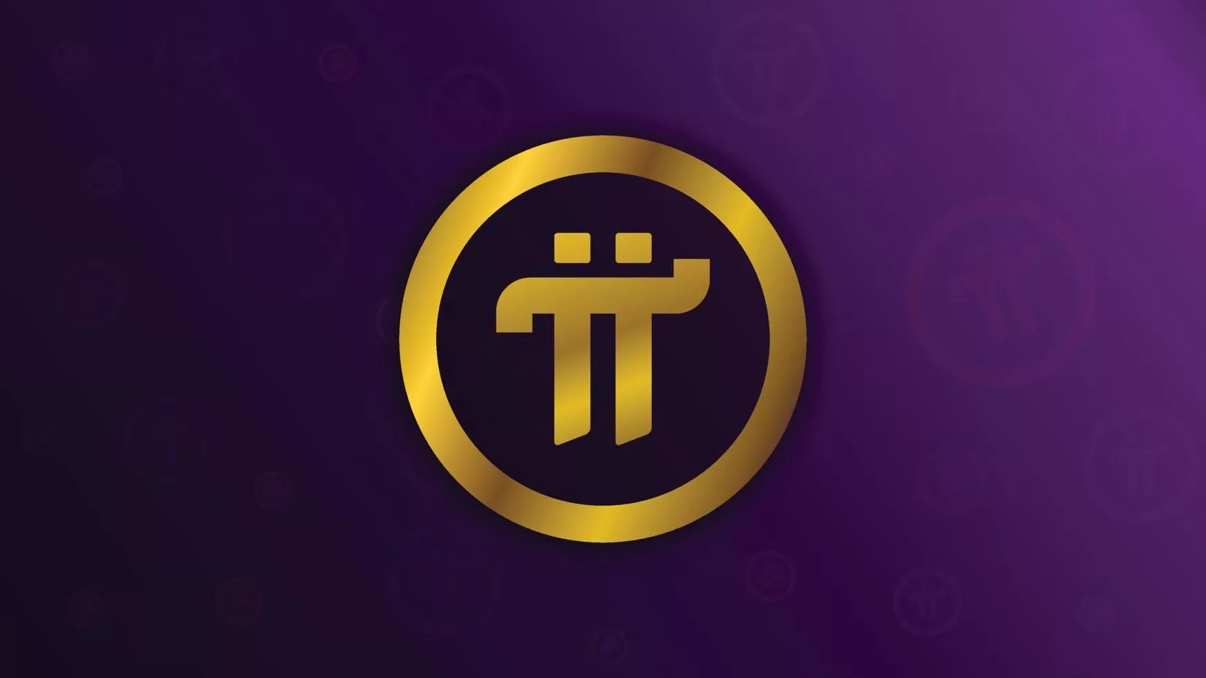 Pi Network. Pi icons. Pi logo vector