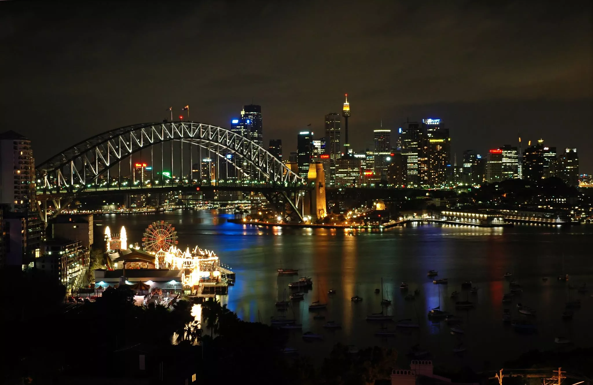 Sydney Harbour night