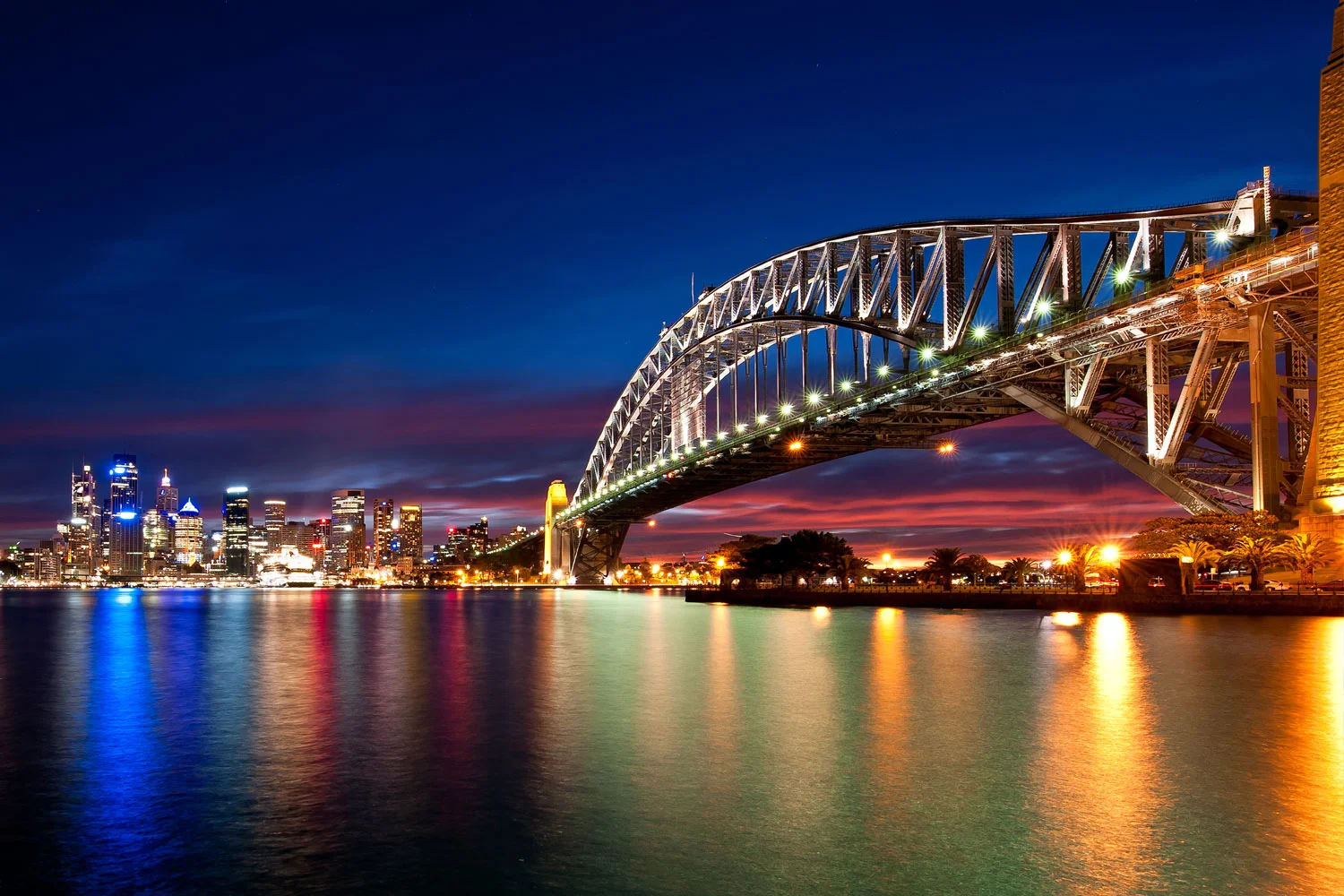 Sydney Harbour at Night