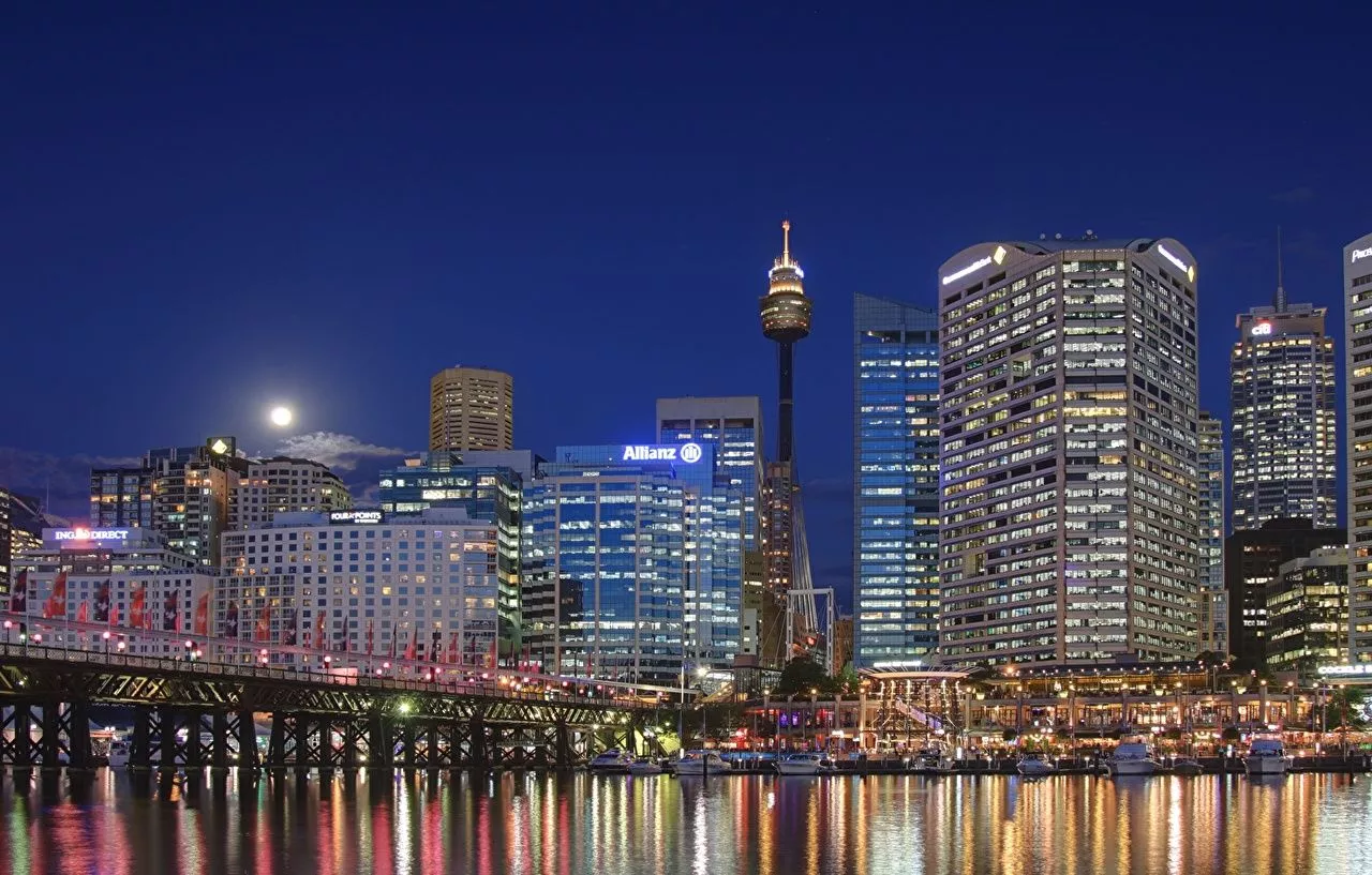 Photo Sydney Australia Sky night time