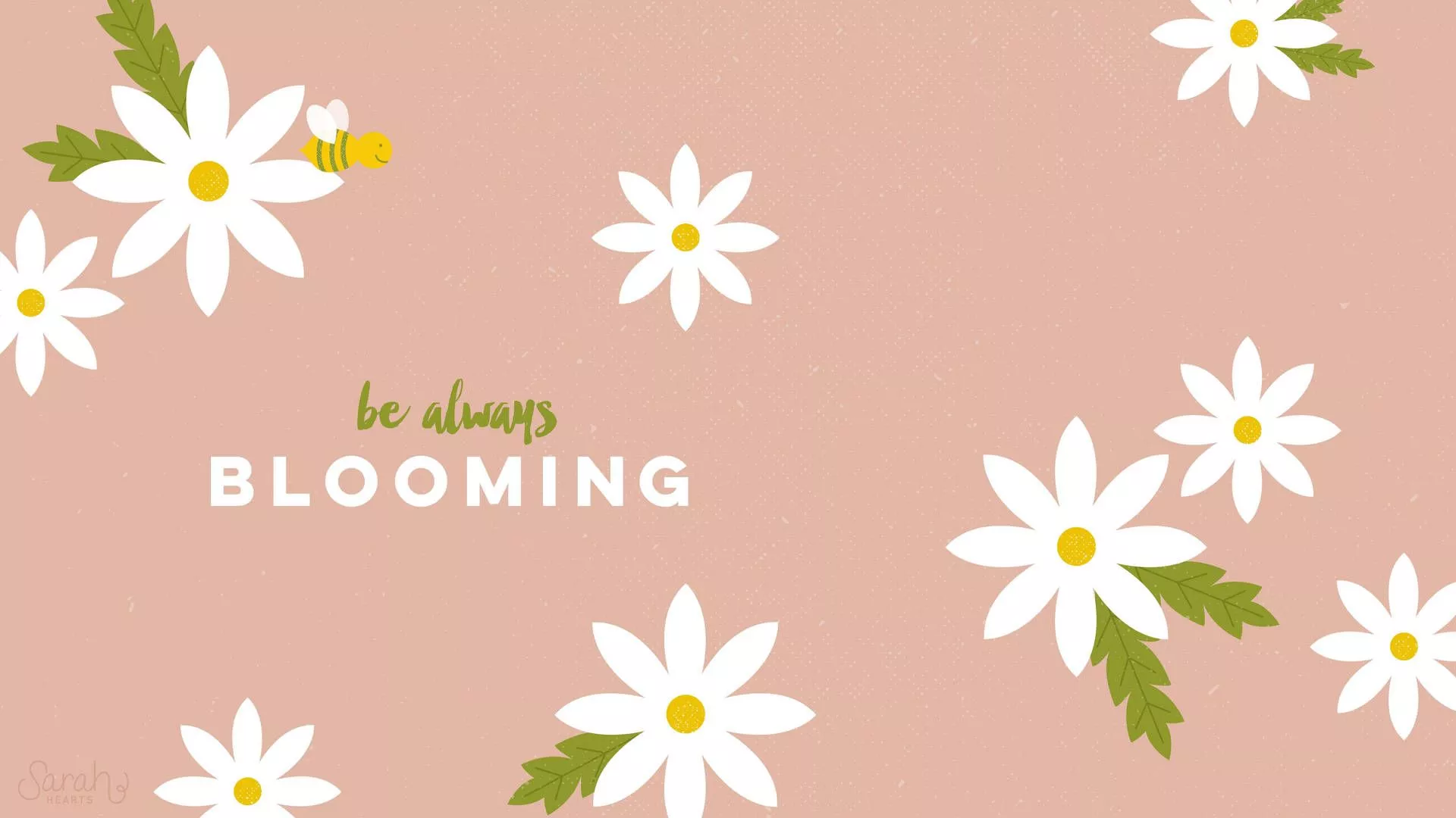 blooming flowers Wallpaper