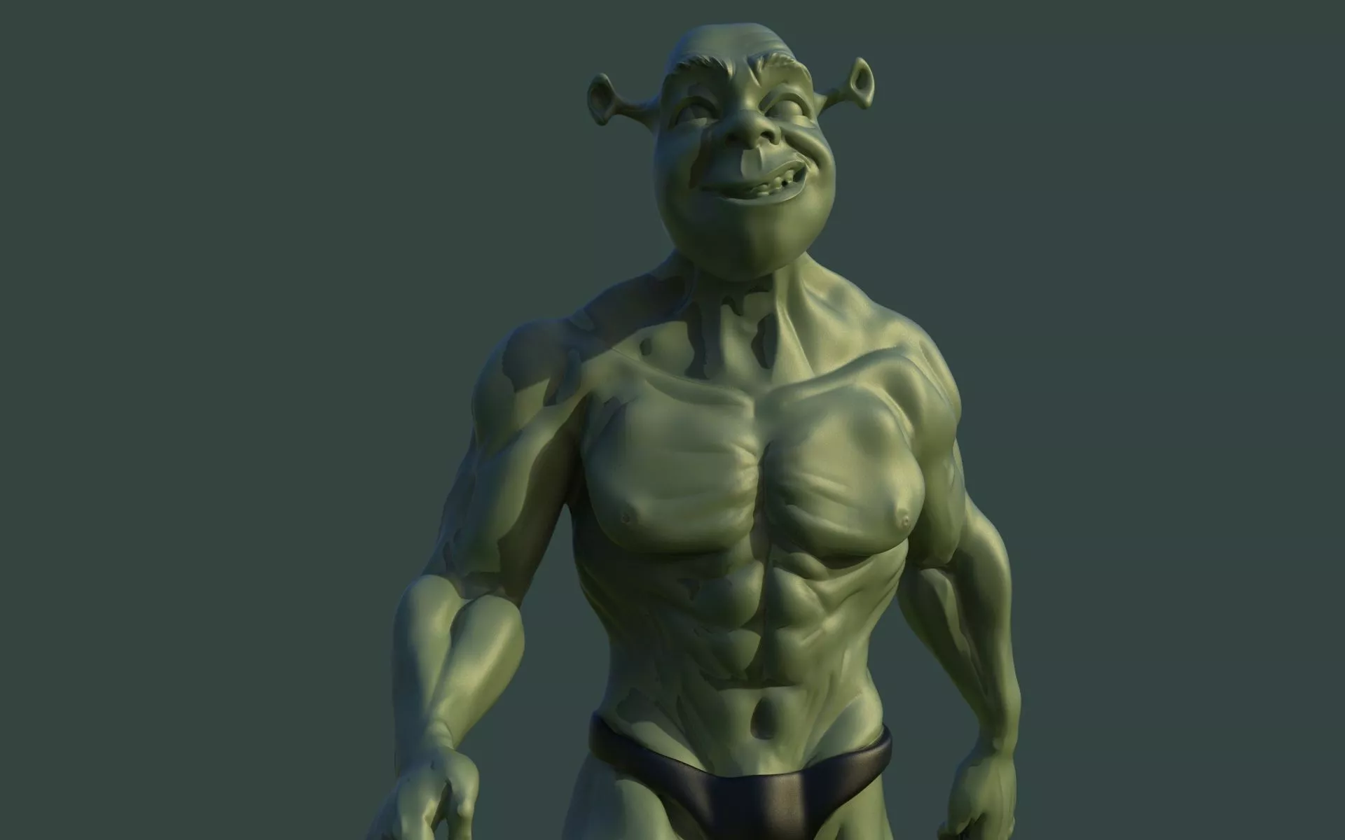 Free STL file Shrek mamado