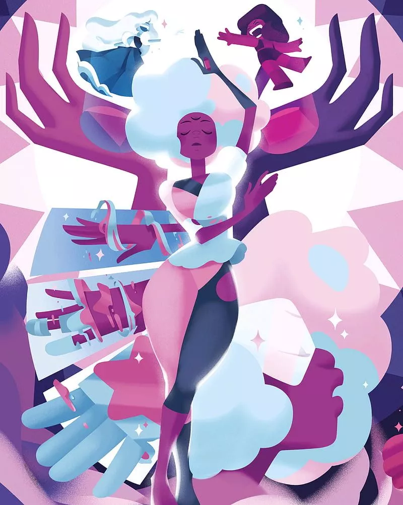 Garnet, cartoon, cartoon network