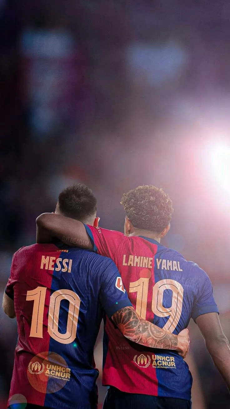 Lionel Messi & Lamine Yamal