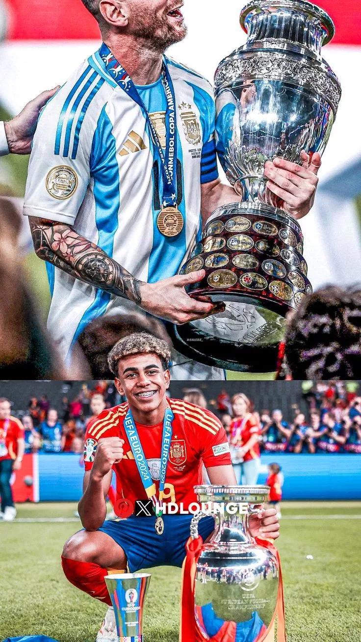 Lionel Messi And Lamine Yamal