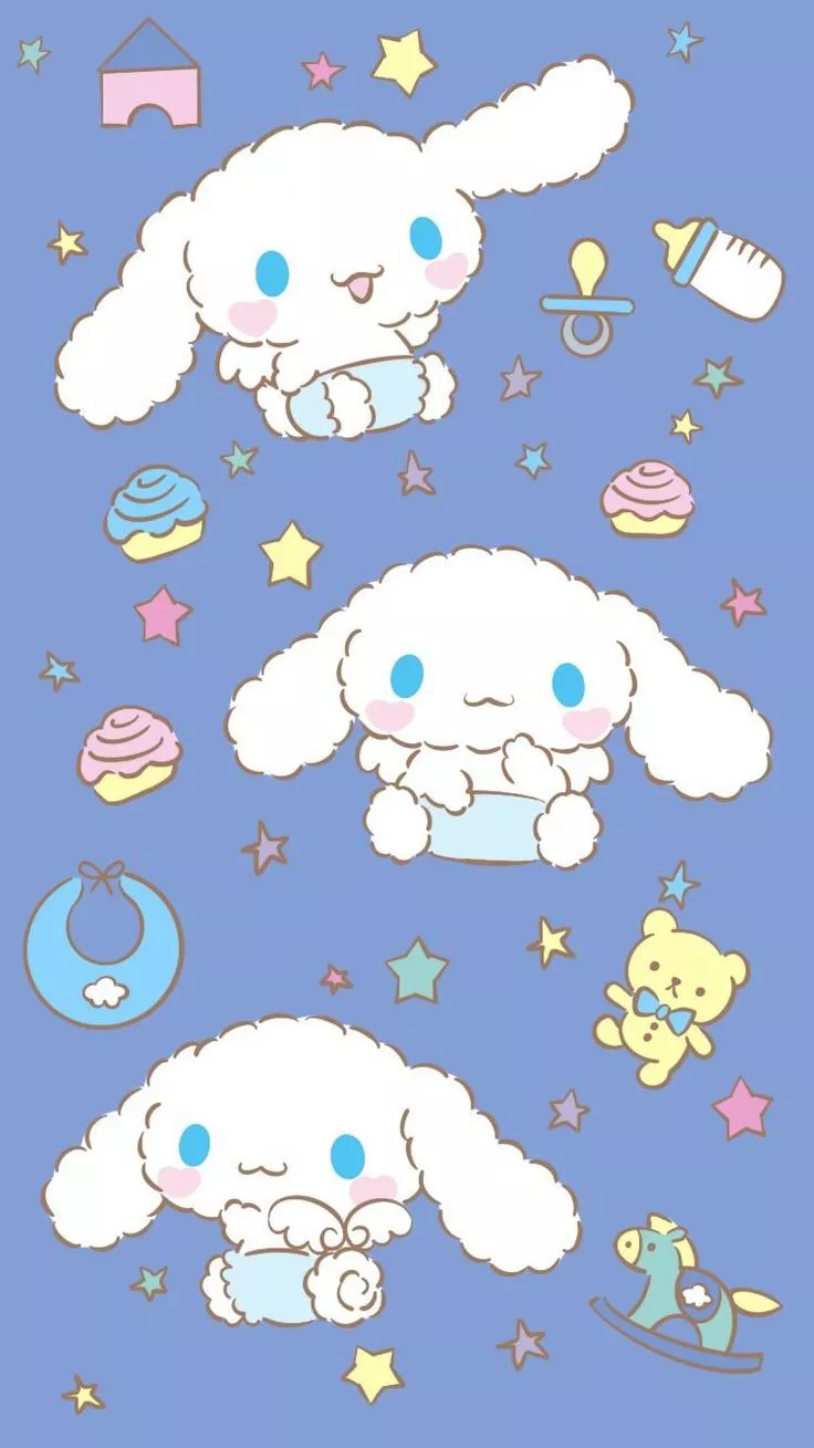 Baby Cinnamoroll aww !!