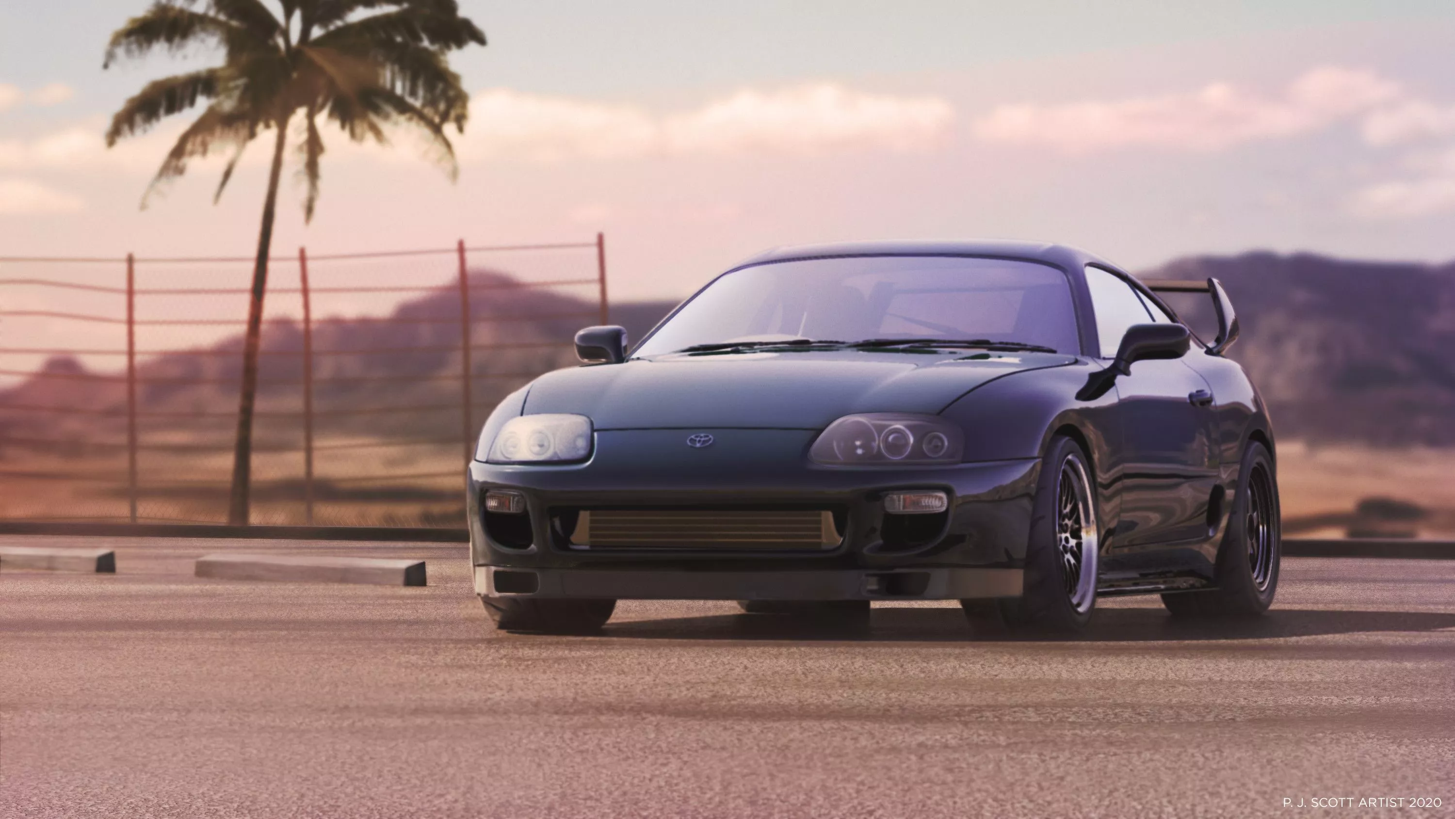 P J Scott Artist Supra A80 Mk4