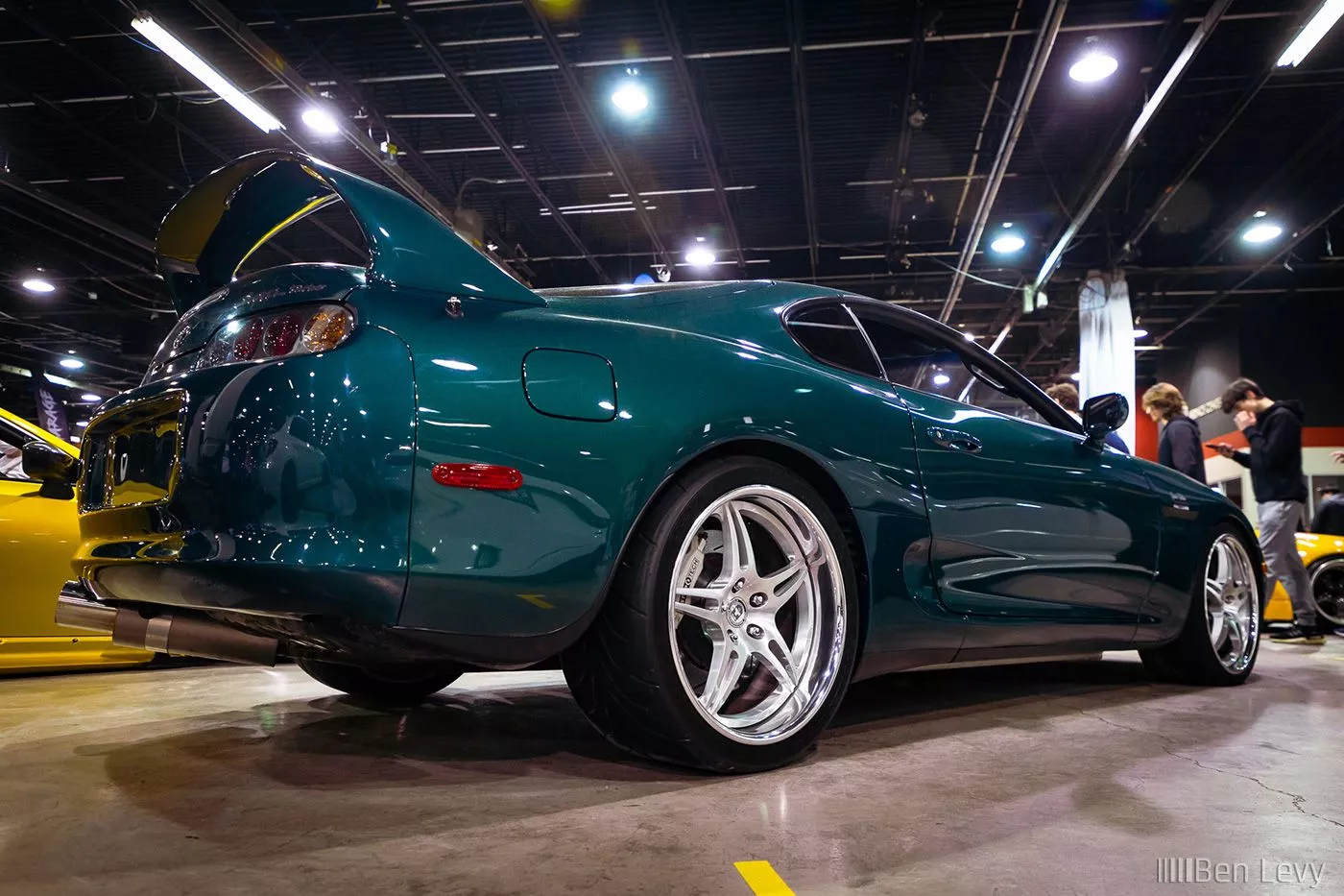 Green Toyota Supra on HRE Wheels