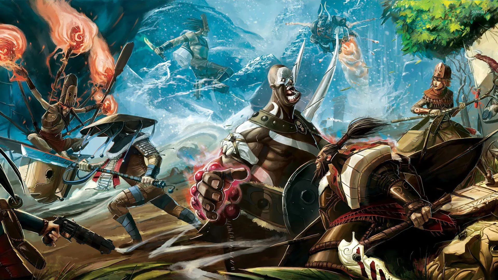 Samurai war wallpaper