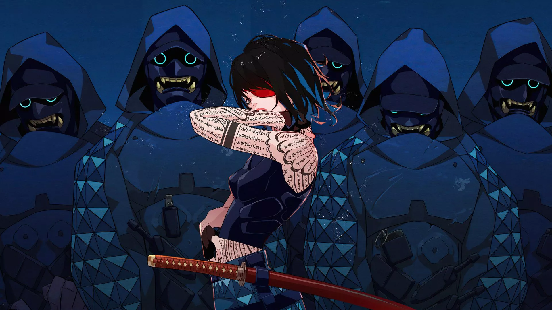 Fantasy Samurai HD Tattoo Art Wallpaper