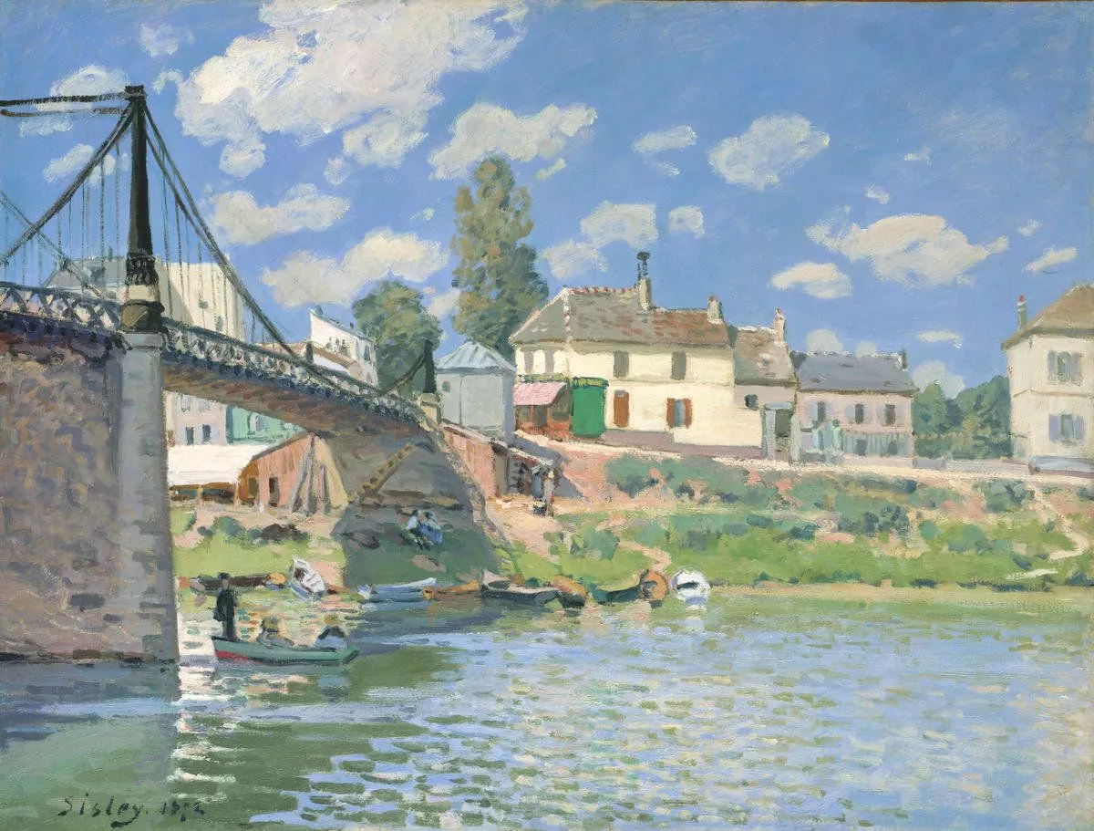 The Bridge At Villeneuve La Garenne