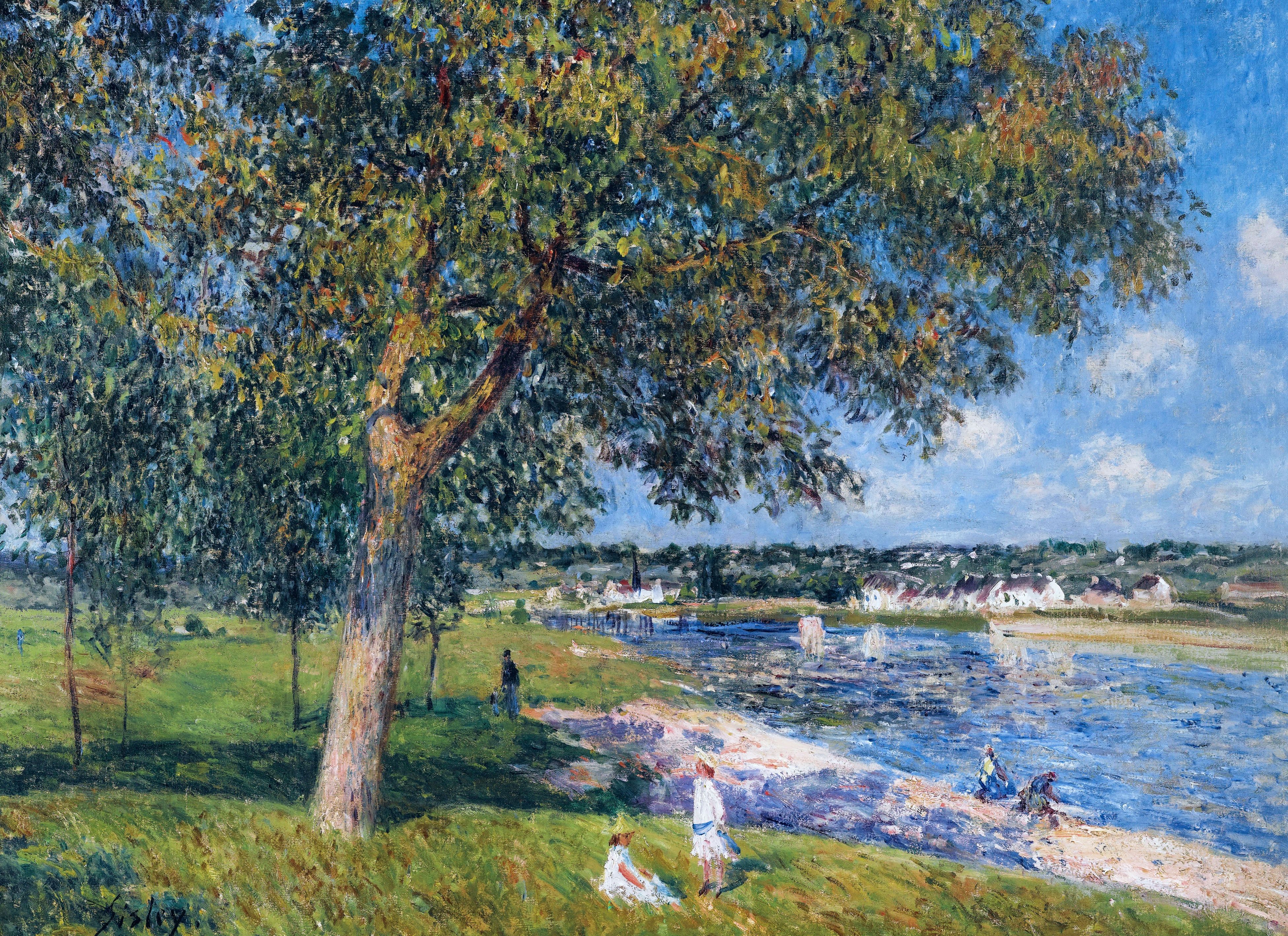 Wallpaper landscape, river, picture