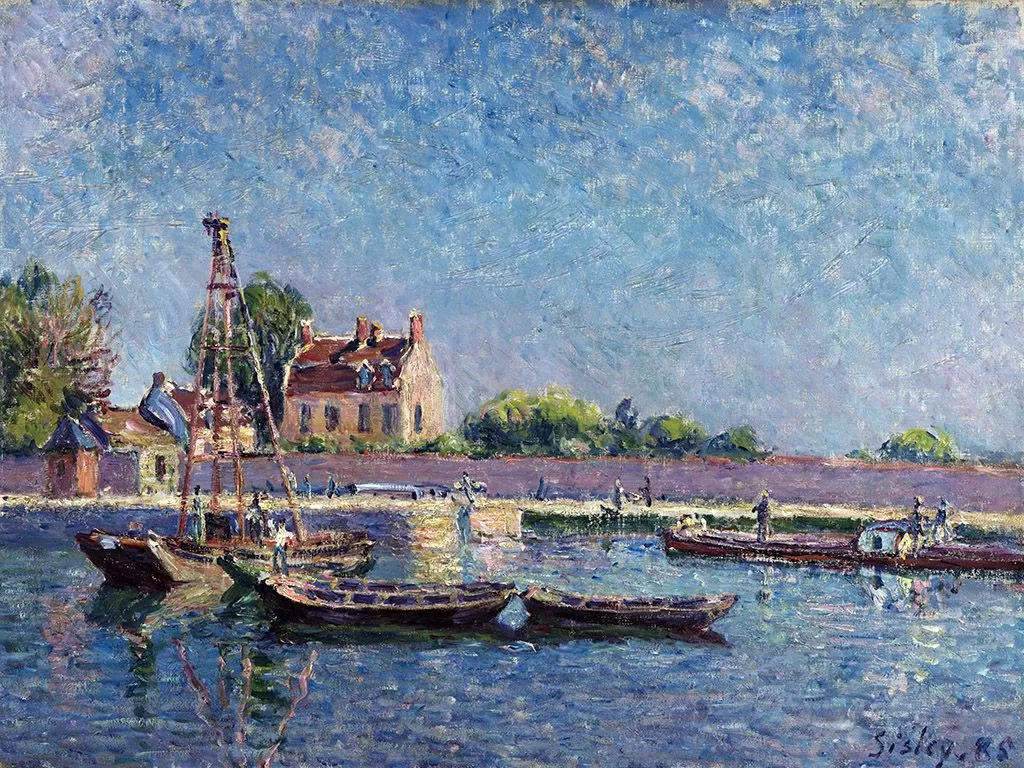 Alfred Sisley Lock of Saint