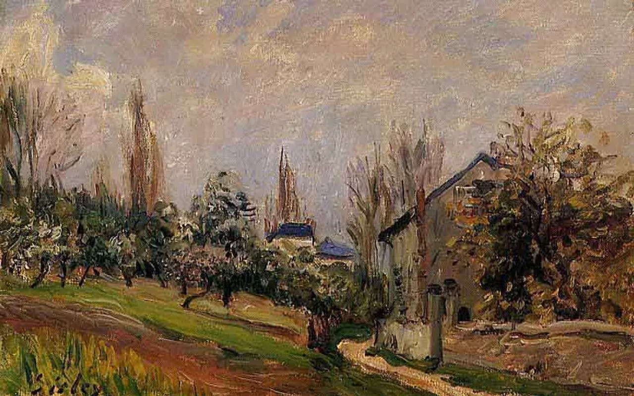 Near Moret By Alfred Sisley Print or