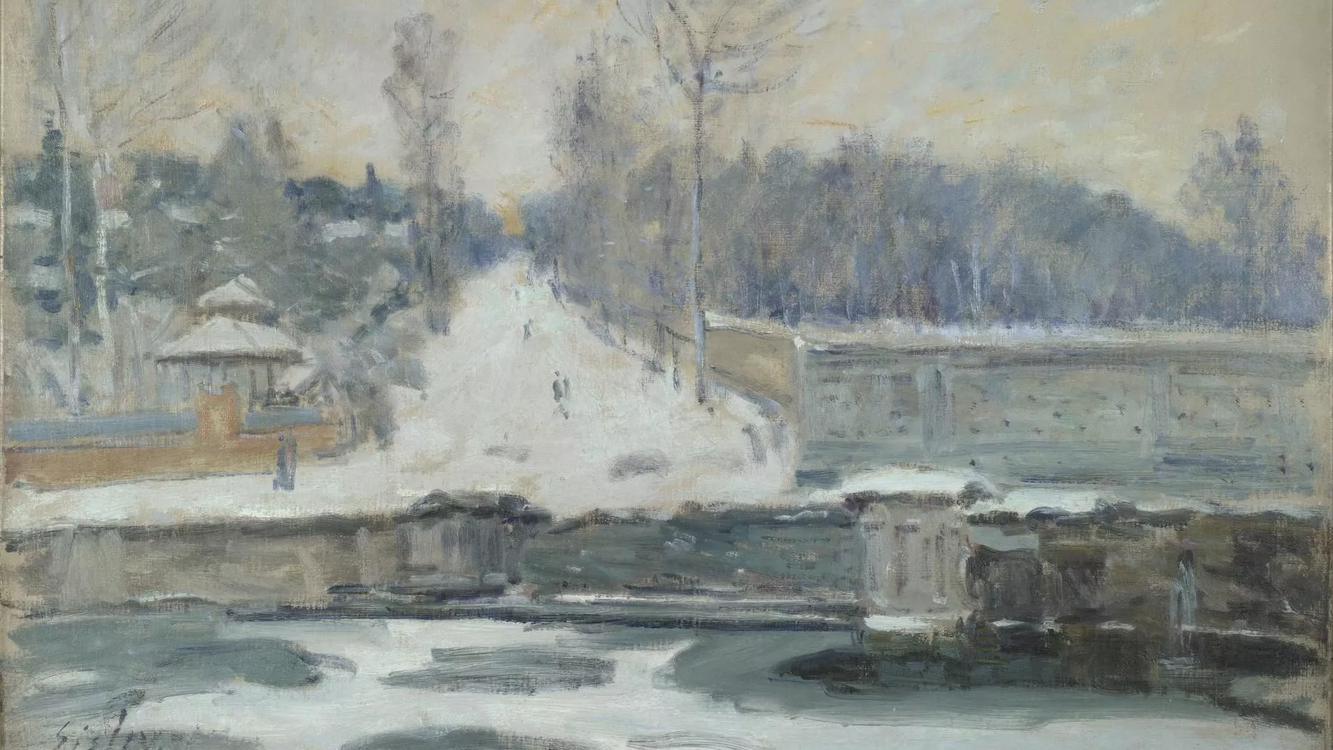 The Watering Place At Marly Le Roi