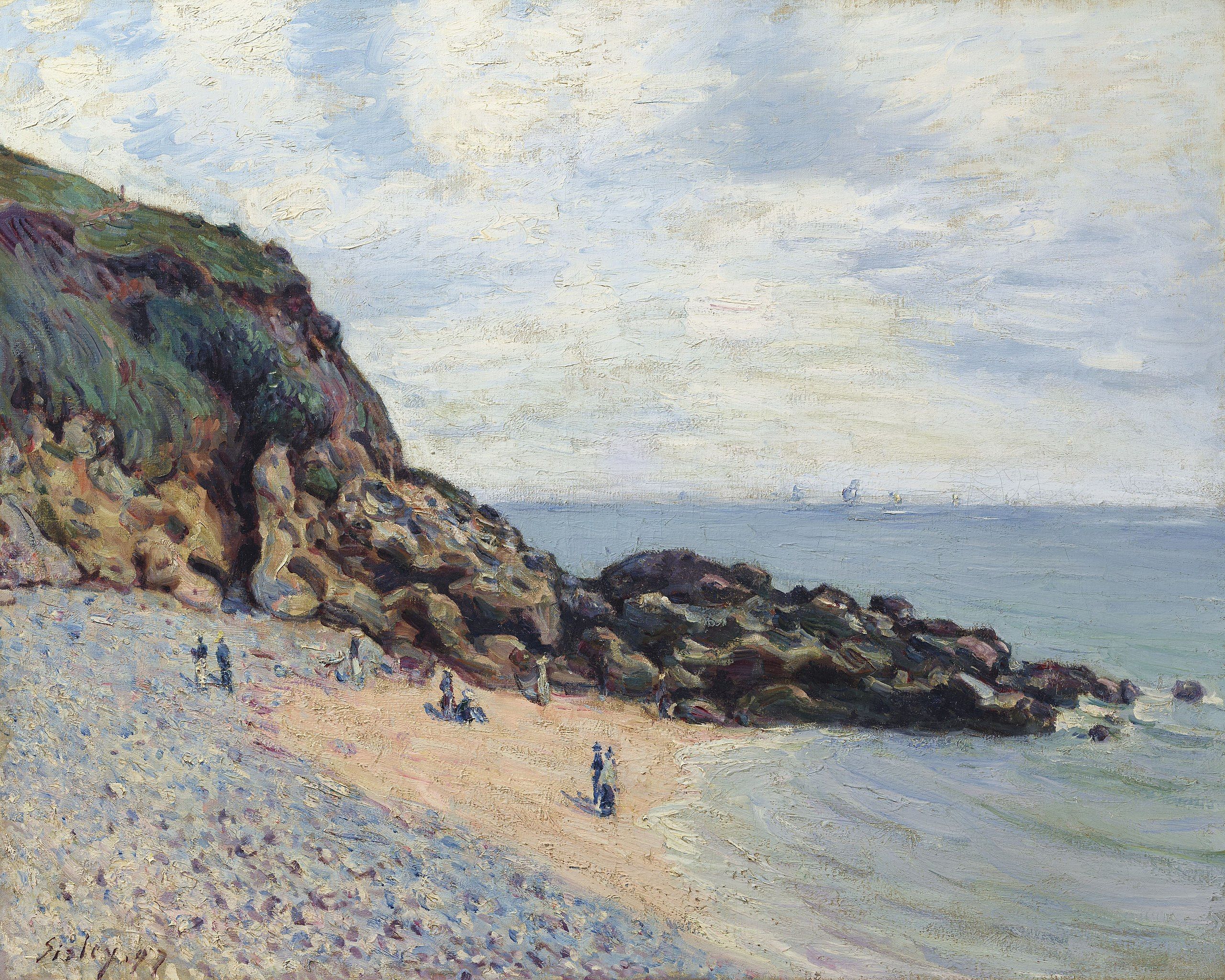 Alfred sisley langland bay)