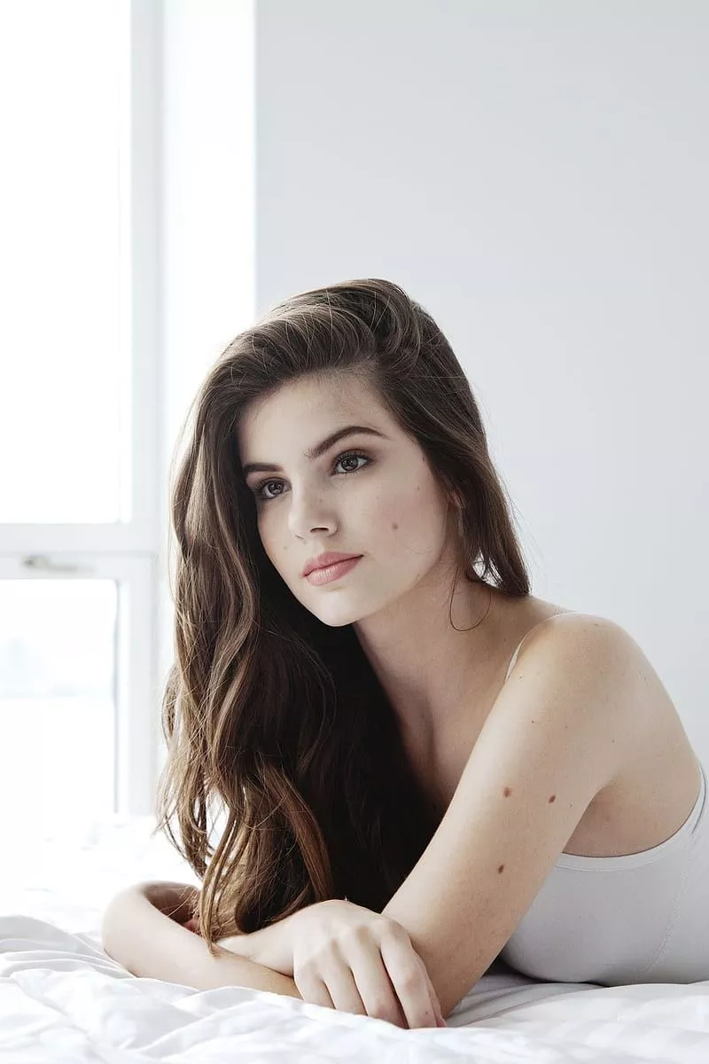 Camila Queiroz, actress, women, long