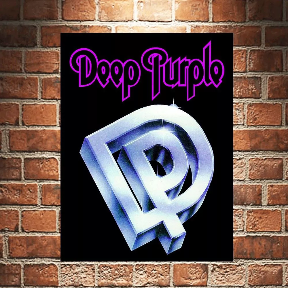 Jual Deep Purple Band Poster Kayu