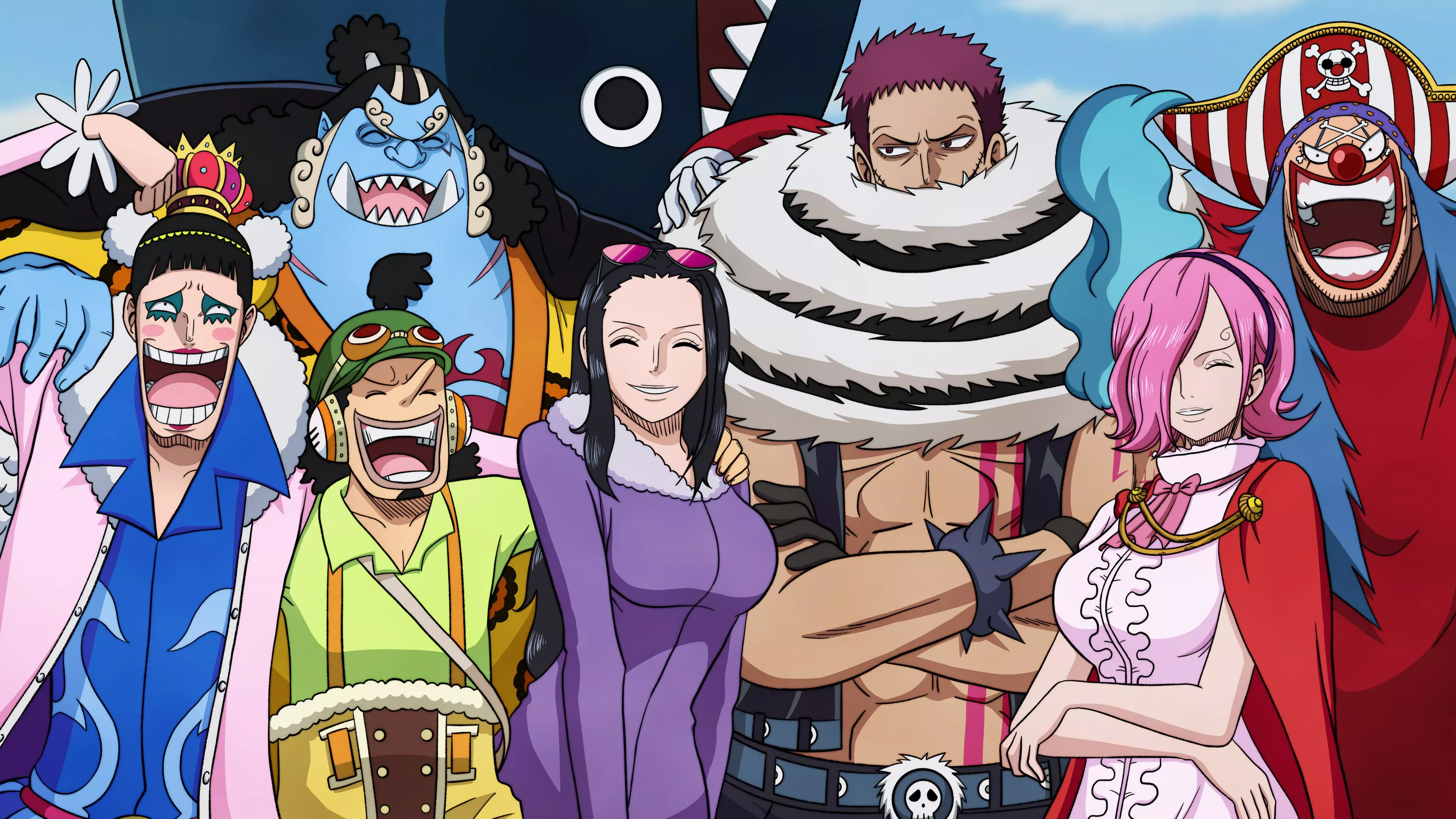 Buggy Jinbe Nico Robin Reiju Vinsmoke