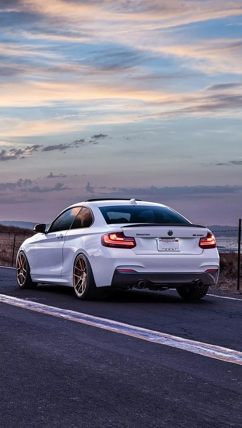 Bmw m235i, back, car, new, road, HD