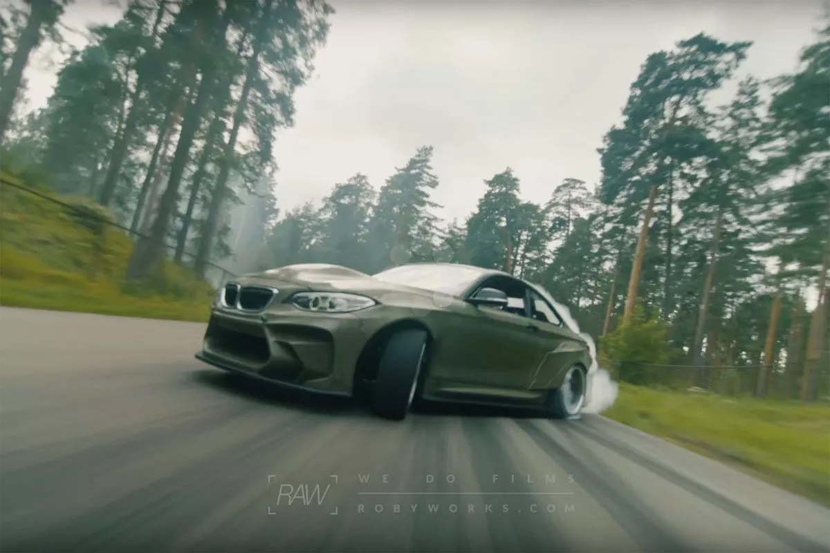 Watch this BMW F22 Eurofighter Light up