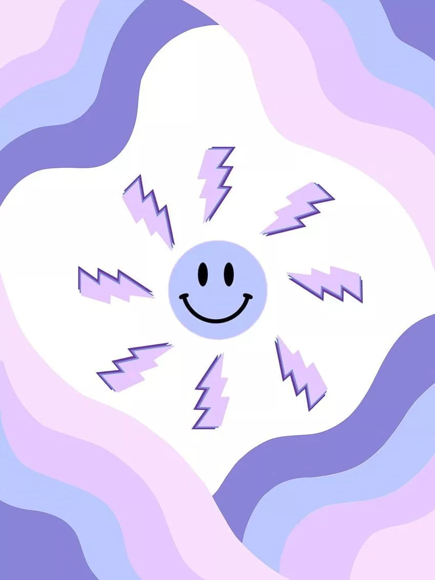 Purple smiley face HD phone wallpaper