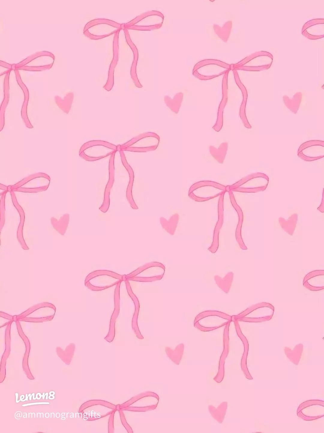Pink Bow Wallpaper