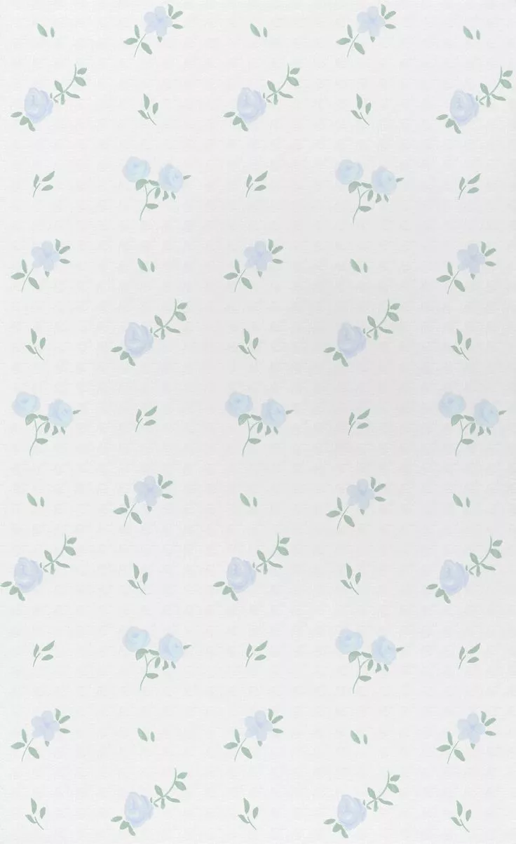 Blue flowers pattern background