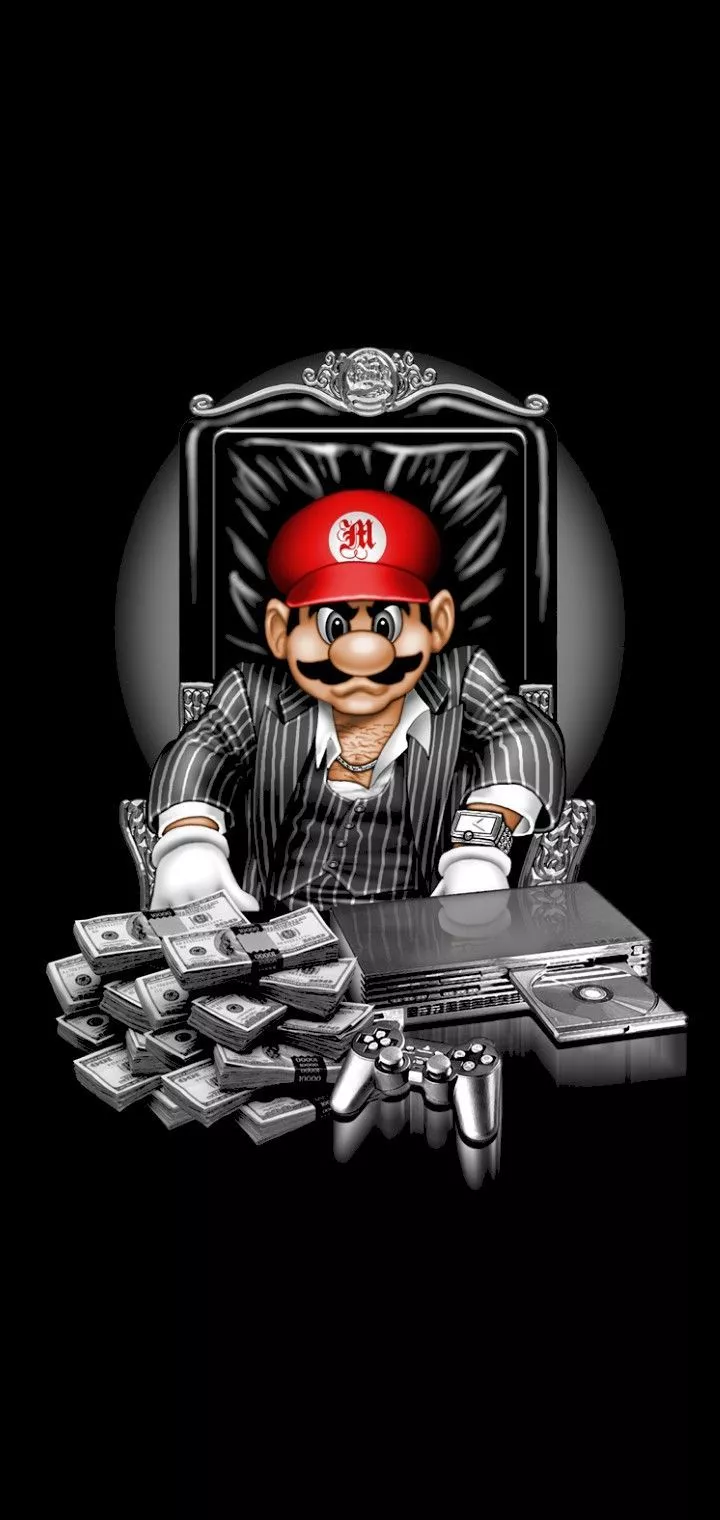 Gangsta Mario wallpaper