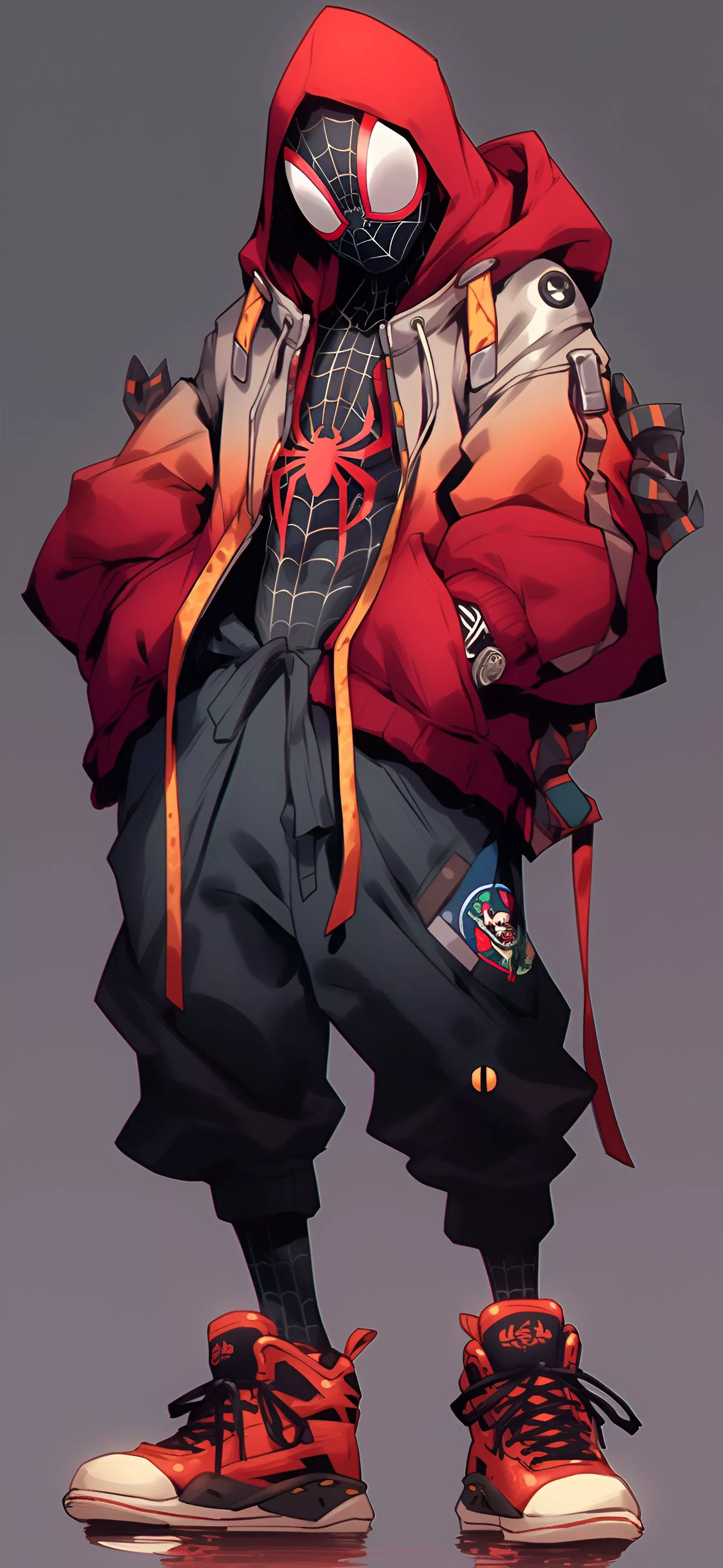 Youthful Spider Man Gangster Wallpaper