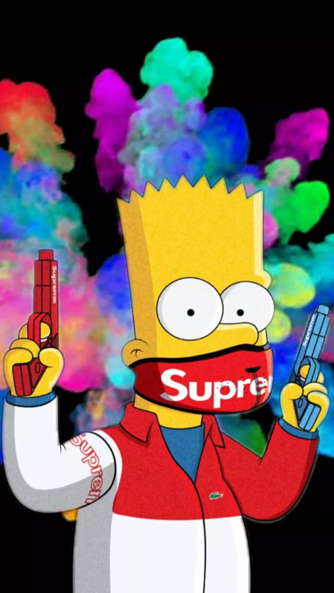 Supreme Mask Bart Simpson Gangster