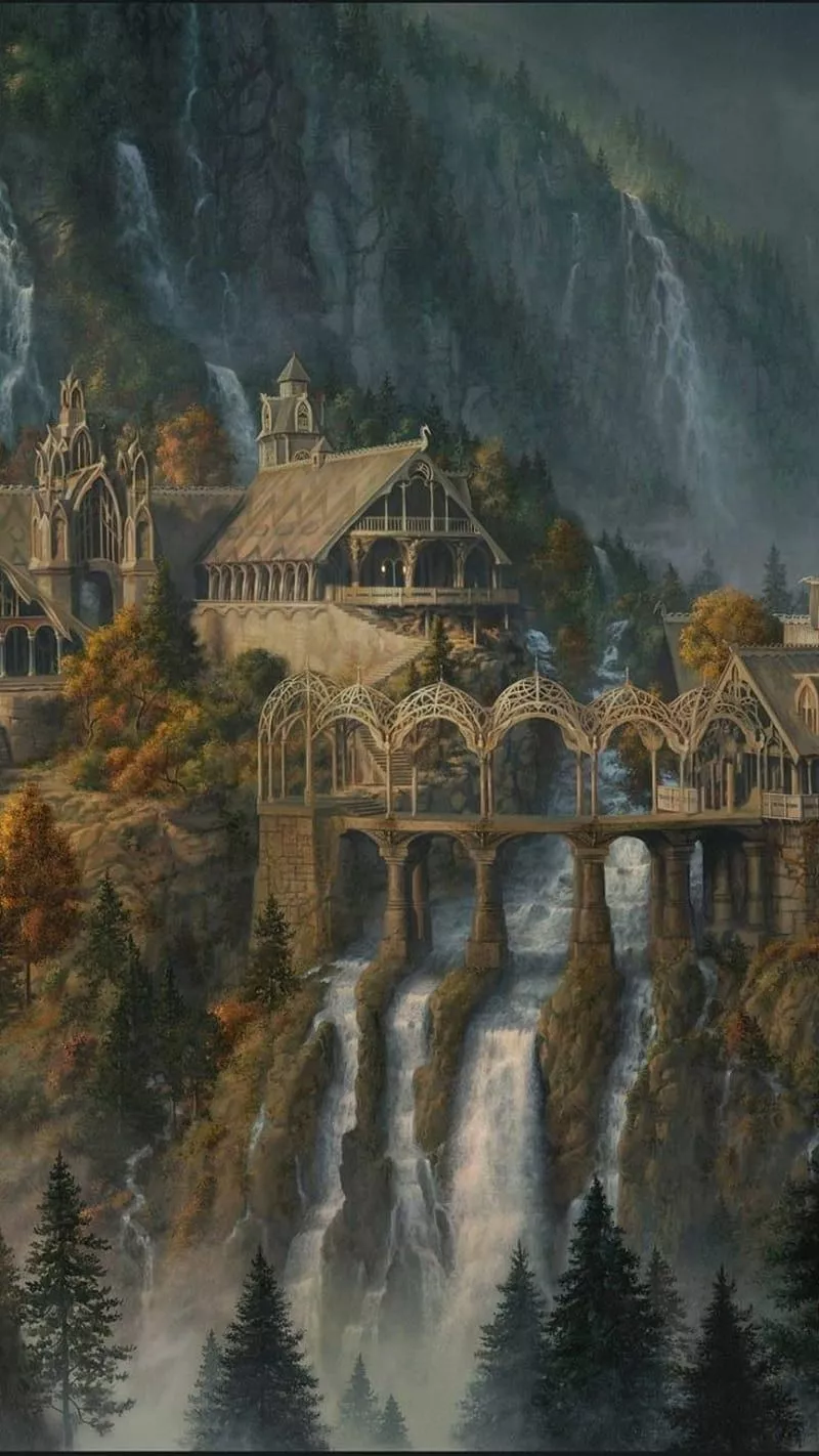 Lotr rivendell, elves, fantasy