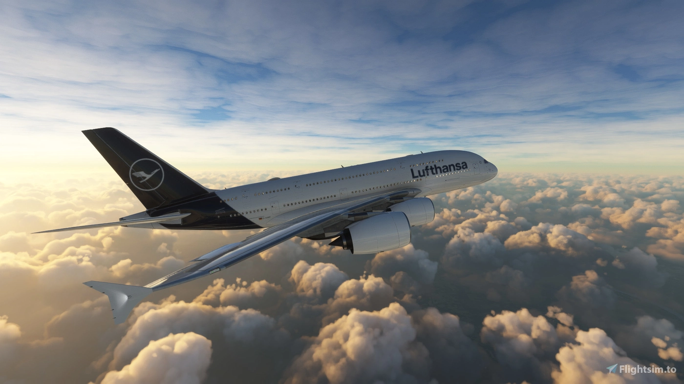 Lufthansa D AIMF Flybywire A380