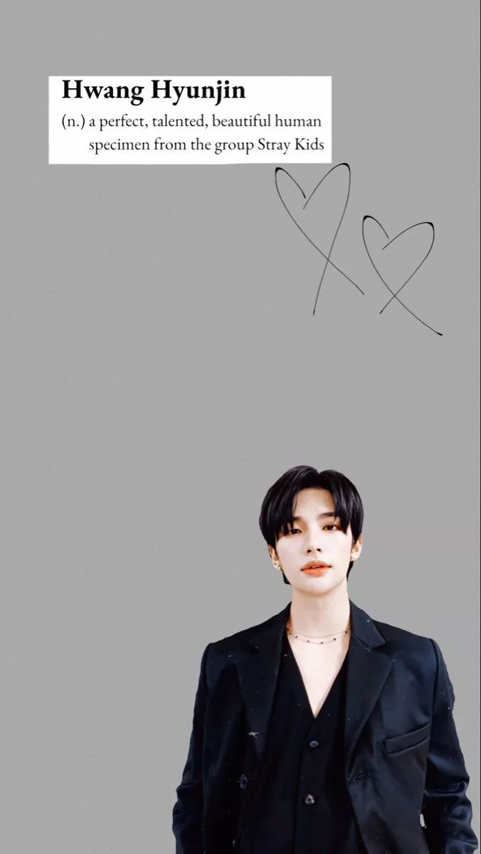 Cute wallpaper of Hyunjin!