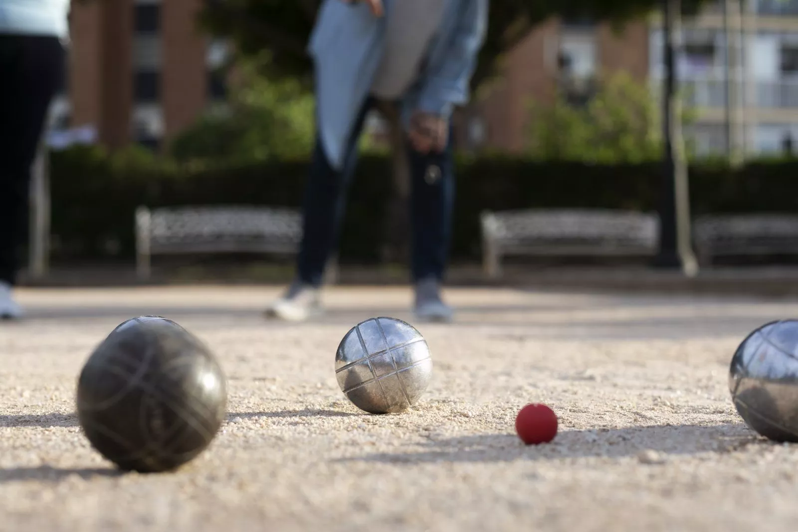 Pétanques bowls in Thônes