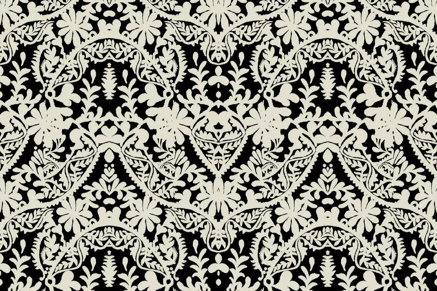 Floral vintage seamless pattern